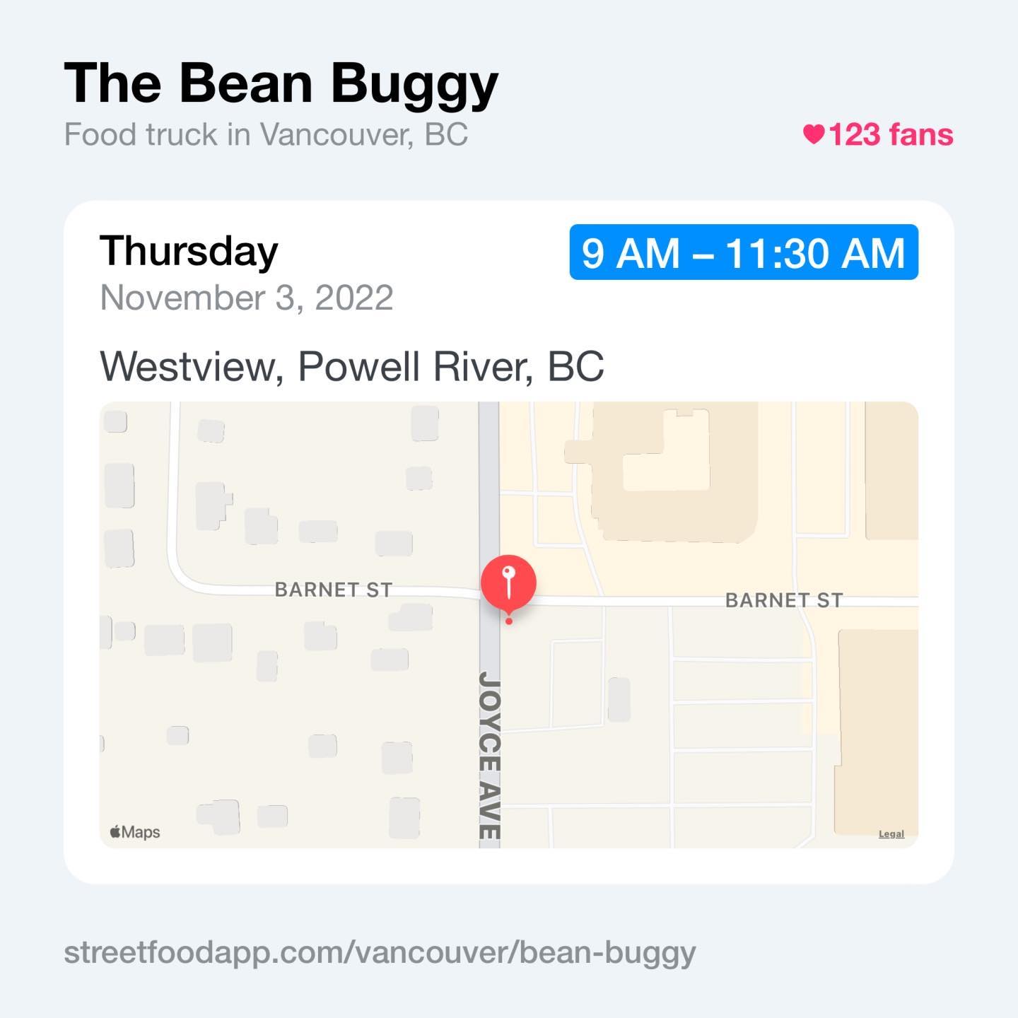 Westview ferry from 9 till 1130an