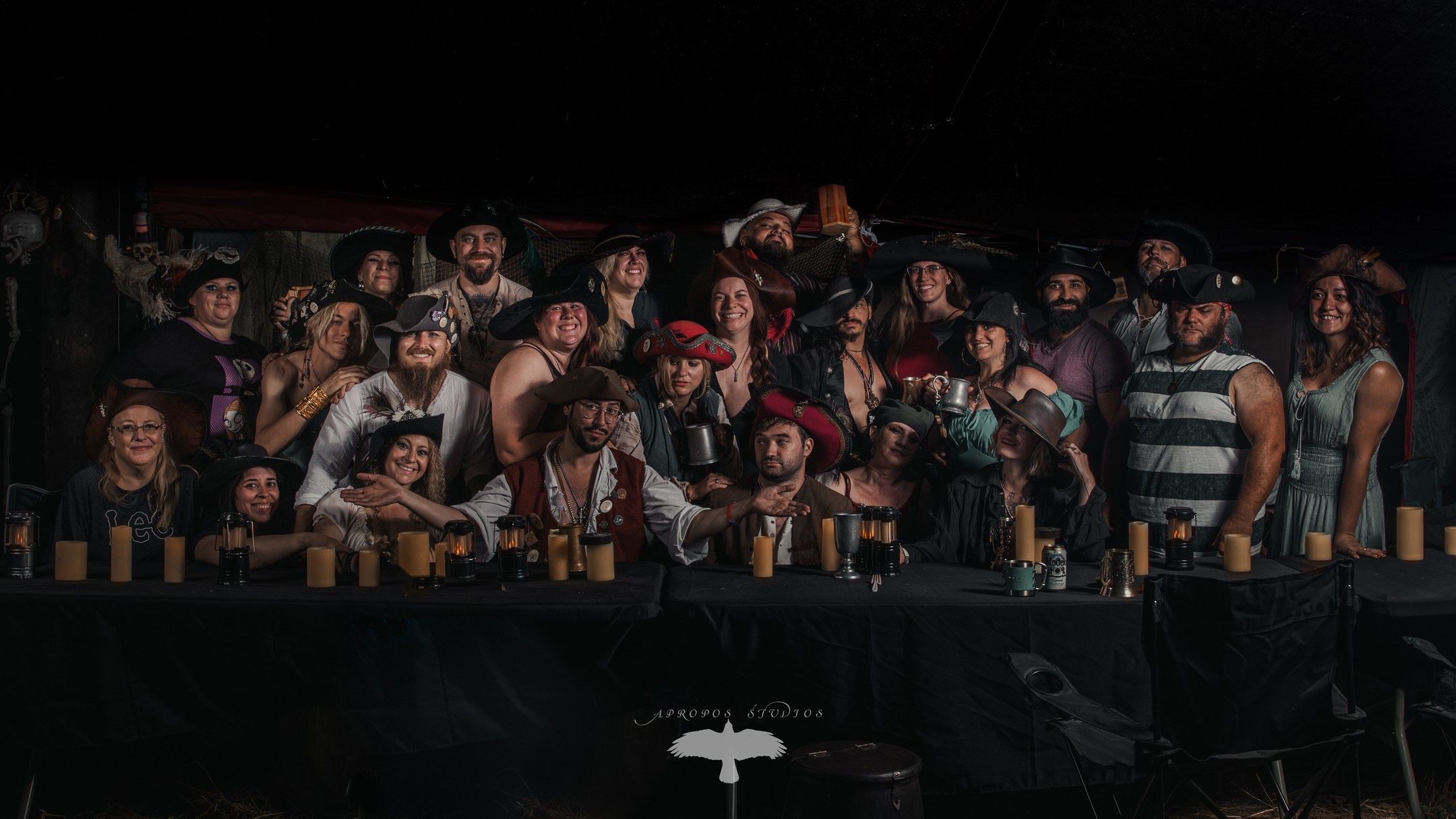 The biggest group I've used my lights on! This weekend I spent it with the crew @westcoastprivateers and we came up with the idea of doing a 'Last Supper' shoot. So In the dark of the night, I grabbed my studio lights and camera and snapped a few photos! Which turned into an impromptu photoshoot!