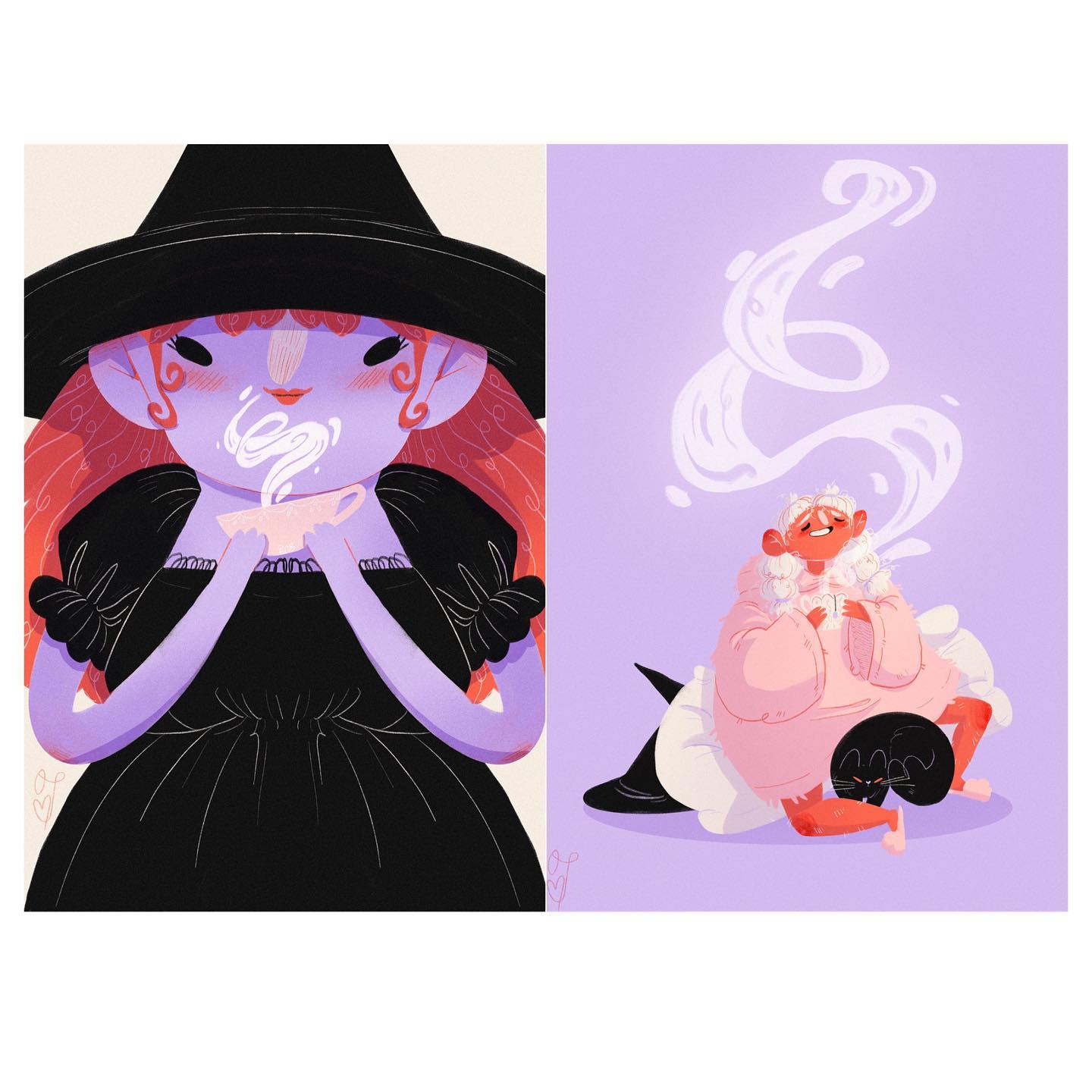 Inktober: Cryptid Cafe
Welcome to the Cryptid Cafe (for all spooky creatures)
The Witches are brewing up some special teas this season
This inktober im taking a different approach, I’ve been working on building a design/illustration portfolio and so I will be making my inktober around that.
#art #inktober #inktober2024 #inktoberprompts #inktoberillustration #inktoberdesign #characterdesign #witchaesthetic #witch #illustrator #illustration #illustrationartists #illustragram #witchart