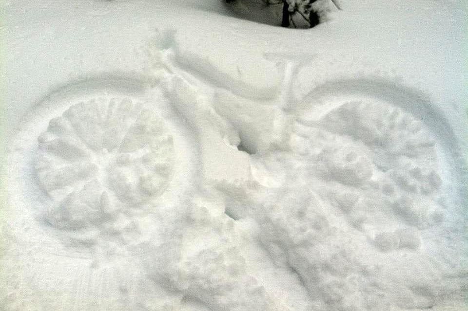 Anyone have a “bike angel” photo like this one? If so, let us know! We need one!