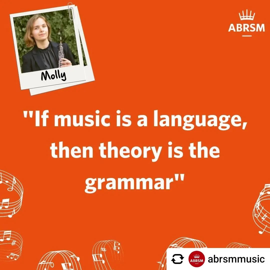 Posted @withregram • @abrsmmusic Do you agree? Let us know your thoughts on music theory in the comments! 🤔
Read Molly's theory blog in full on our website. ✅
#MusicTheory #Blog #Theory #ClassicalMusic #Music #ABRSM #MusicEducation