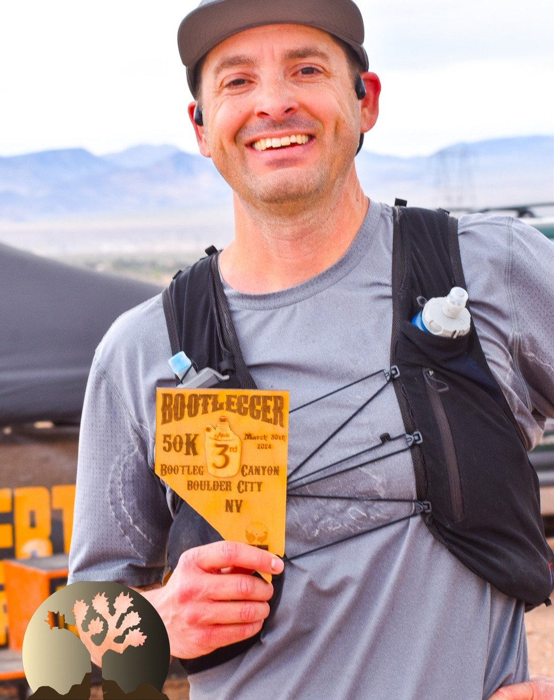 Bootlegger 50k, third place male, @hedrickfamily4 @piratemonkeyart @r2ipics #bootlegger50k