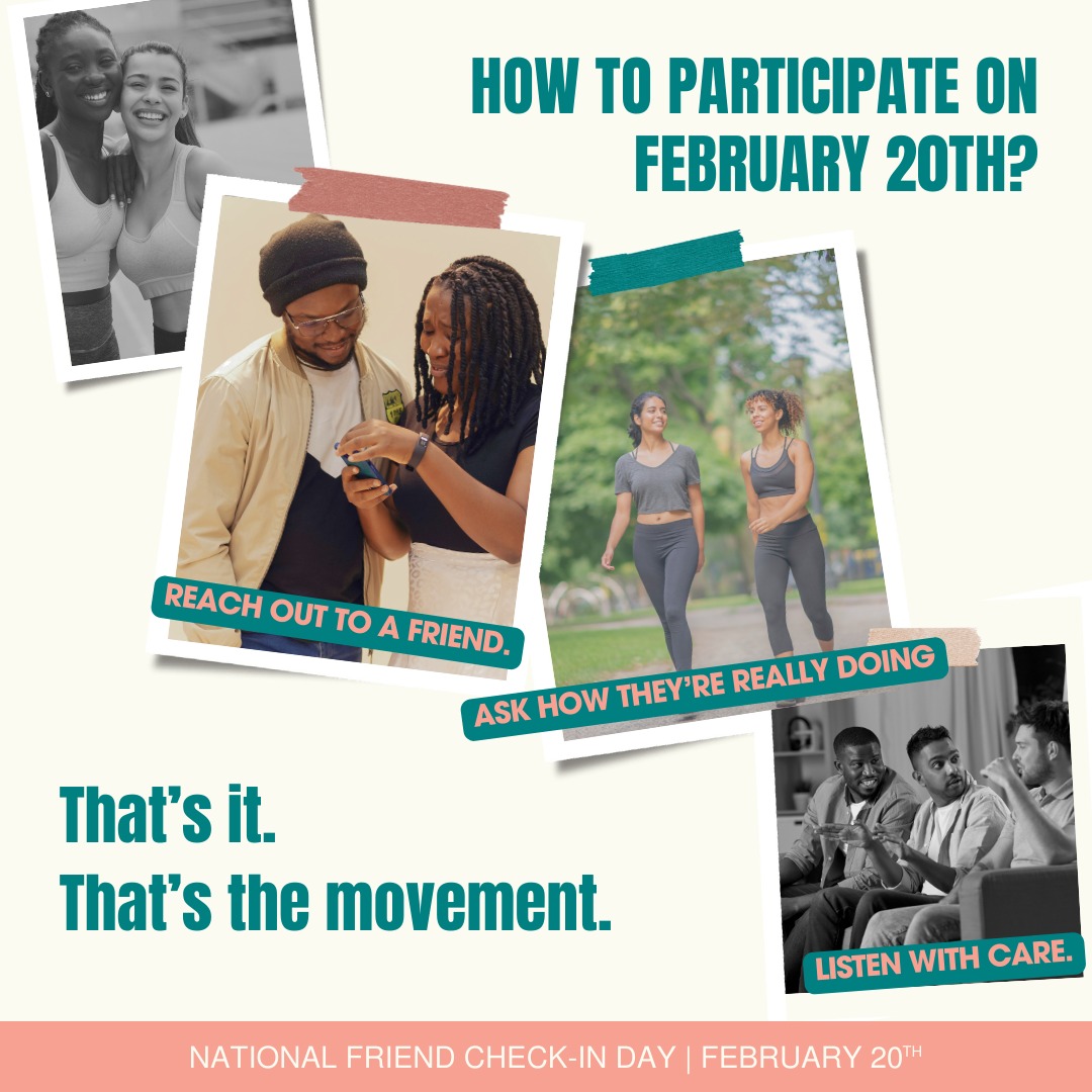 Reach out. Ask. Listen.