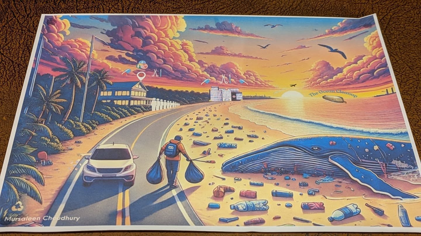 A student on a course I taught on was inspired to draw this. I was so touched.