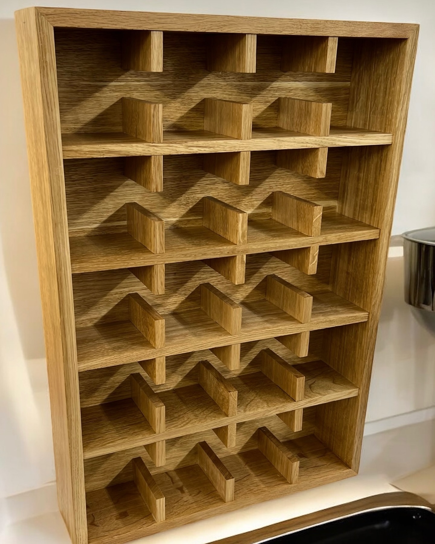 Elevate your kitchen with our bespoke oak mug holder—crafted with precision and timeless elegance. Perfect for showcasing your favorite mugs. Soon available for order on our website, or enquire now for custom sizing. 🛠️🍂
#BespokeCraftsmanship #LuxuryLiving #OakDesign #KitchenElegance #HighEndHome #TimelessStyle #HandcraftedWithCare #CustomMade #InteriorDesign #HomeDecor #bespokewoodwork #funriture #furnituredesign #oak