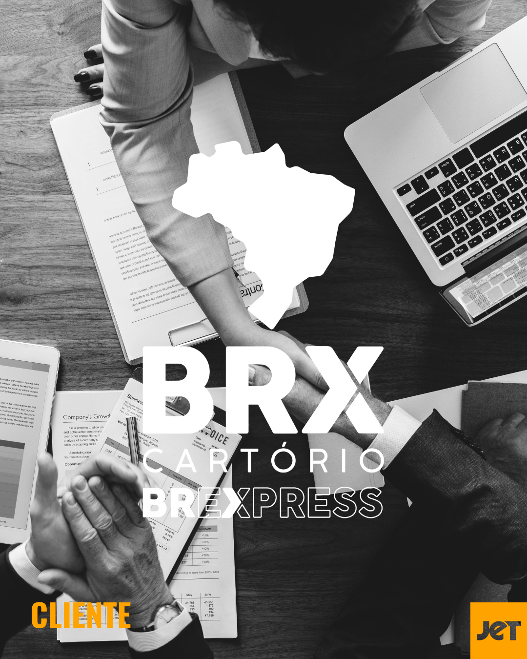 Desde a fundação, a JET atua ao lado do Cartório BR Express, em Orlando, estruturando branding, site, tráfego e consultoria de social media para posicionar o serviço com clareza, confiança e profissionalismo.
Nosso trabalho é garantir que a comunicação reflita o que o cartório entrega na prática:
👉 segurança
👉 agilidade
👉 atendimento humanizado
👉 credibilidade para brasileiros no exterior
Mais do que executar ações isoladas, atuamos de forma integrada, pensando marca, presença digital e captação de demanda como parte de um único sistema.
👉 Seu negócio precisa de estratégia completa, não de soluções soltas?
📩 Fale com a JET.