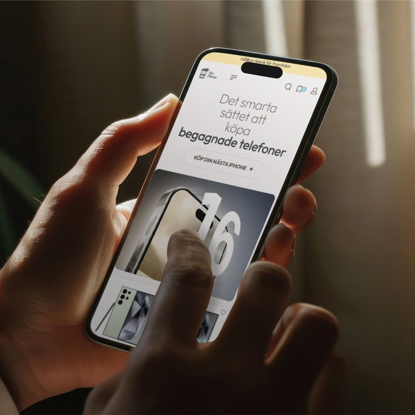 📱 Det smarta sättet att köpa begagnade telefoner! 🌍✨
Upptäck våra renoverade mobiler – som nya, men till ett bättre pris! ✅➡️ Köp din nästa iPhone eller smartphone på Mrphone.se och njut av hög kvalitet, garanti och snabb leverans.💚 Miljövänligt, prisvärt och pålitligt. Perfekt för både dig och planeten! 🌿📦 1 års garanti | 🚚 Snabb leverans | 💳 Flera betalningsalternativ med Svea Ekonomi📸: Swipe up för att se mer!
#Mrphone #BegagnadeTelefoner #SmartVal #Miljövänligt #RenoveradeMobiler #Sverige #iPhone #samsung