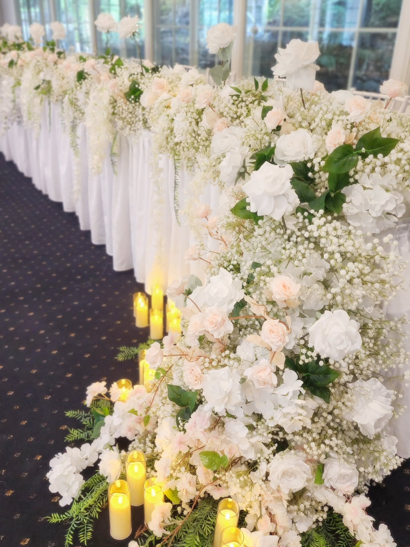 Ellie and Jack’s reception at the beautiful Nathania Springs was filled with softness, candlelight, and layers of baby’s breath throughout the space. A romantic feel with touches of soft pink.
Thank you Ellie and Jack for trusting me to style your wedding day. It was a pleasure creating this for you both.
Venue: @nathaniasprings
Bride: @ellcarey_ kra_
Groom: @jackcareey @jackcareyy_
Videographer: @kimberleymooremedia
Celebrant: @marriedbygeorgia
Photography: @countrymilephotographyaus
Hair: @harymay_bridal
Makeup: @melissadmakeup
Dress: @littleparis.couture
Flowers, props, styling, concept: @decodays - Faux Flower Studio
#weddingstylingmelbourne #nathaniasprings #melbourneweddings #weddingreceptiondecor #receptionstyling