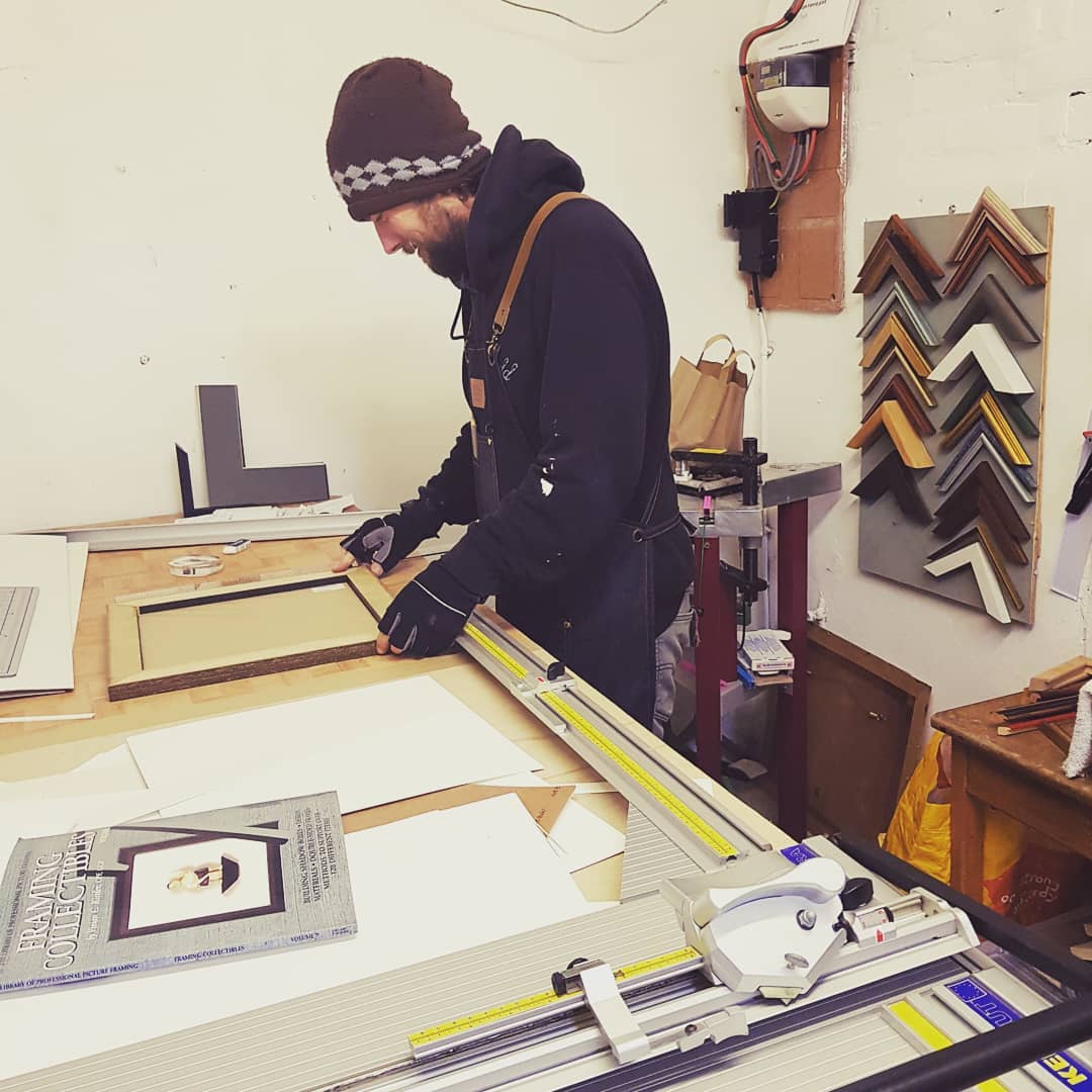 And so it begins....Wood & Wildey workshop open for business #pictureframing #lovewhatyoudodowhatyoulove #worthing #craftersofinstagram