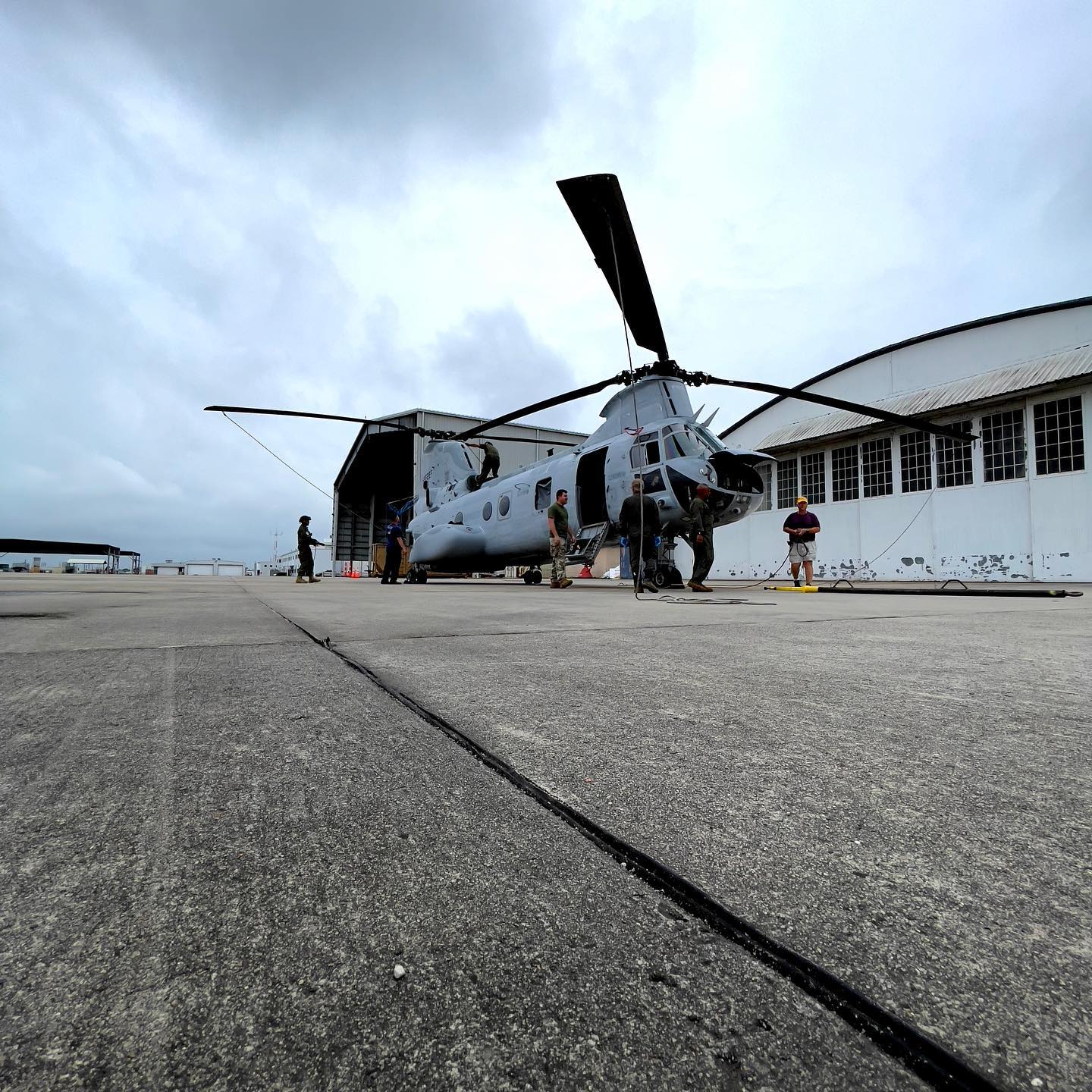 Tucking her in #hh46 #ao #ch46 #pedro #sar #seaknight #marines #navy #army #airforce #crewchief #houston #texas #tx #nusafm