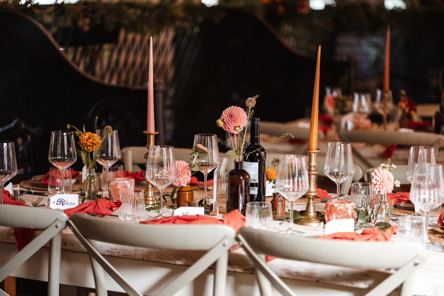 Dinner candles ✨️
I will always always always recommend to couples that if dinner candles are allowed, spend the money on long burn non-drip.
Cheap candles burn down so quickly, losing the lovely ambience candlelight creates and the wax can end up everywhere (which may mean you are stung with additional clean up charges from some of your suppliers).
@candle_flair and @esteranderik are my go to candle suppliers. They both have an amazing range of colours, look great and last for ages 👏
Photography @saintweddingphotography
Venue @thehallbarns
Florals @pickleberry_flowers
#twoeightone #tablescape #tabledecor #candles #dinnercandles #esteranderik #candleflair #orangeandpink #summerwedding