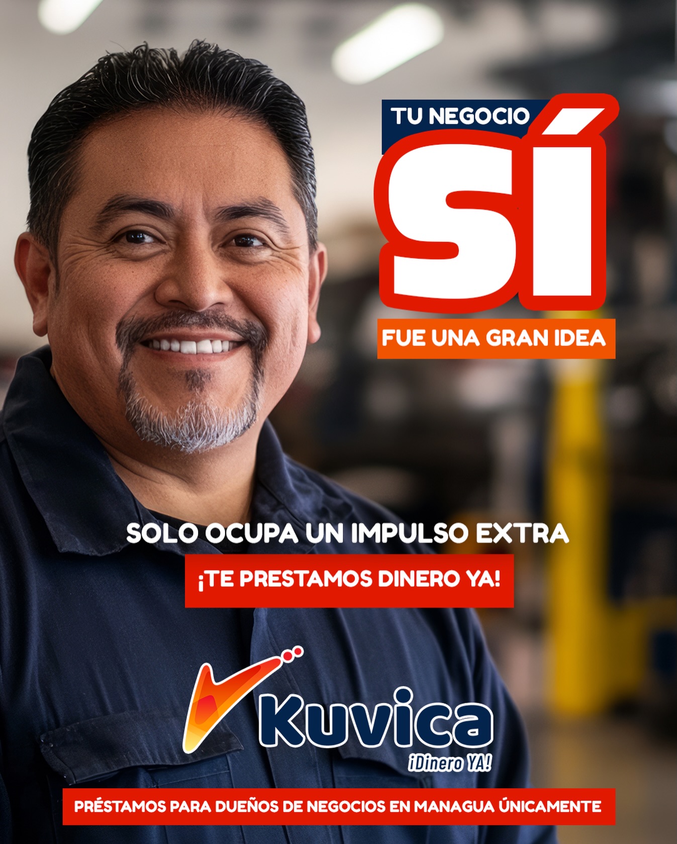 #préstamorapido | Una gran idea necesita de un gran impulso 🚀 Si tienes un negocio físico con más de 3 meses de fundado y está en Managua, escríbenos hoy mismo y aplica por tu préstamo 🙌🏼