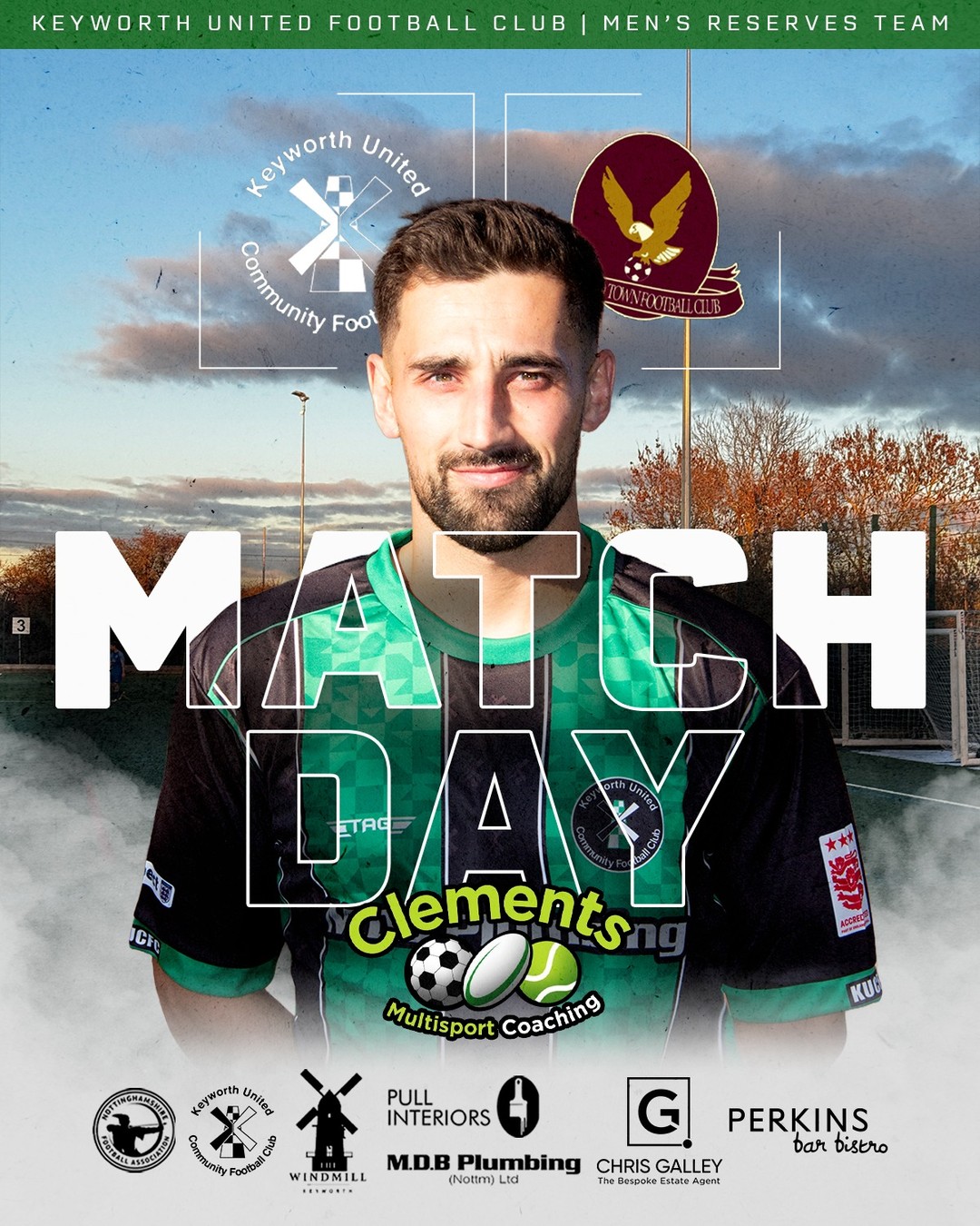 MATCHDAY 🆚 | Keyworth United Men's First Team
Our Men's Senior First Team are in action today at Platt Lane as they welcome Arnold Town FC.
Team news coming at 14:30 🔜
🕑 15:00 KO
🏟️ Platt Lane, Keyworth NG12 5GE
#UTG | #COYG