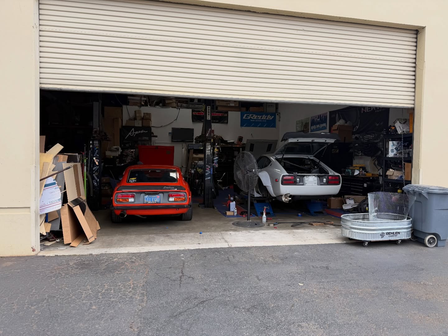 Today was a Z day. Lots of ups and downs with tuning the carbs only because of a timing issue with an electronic Distributor and it acting up. Hopefully the customer finds the stock one to tune it better. Don’t think we would have so may in our shop but it makes me feel like I’m back in Japan in the late 90s helping friends with their old school cars.