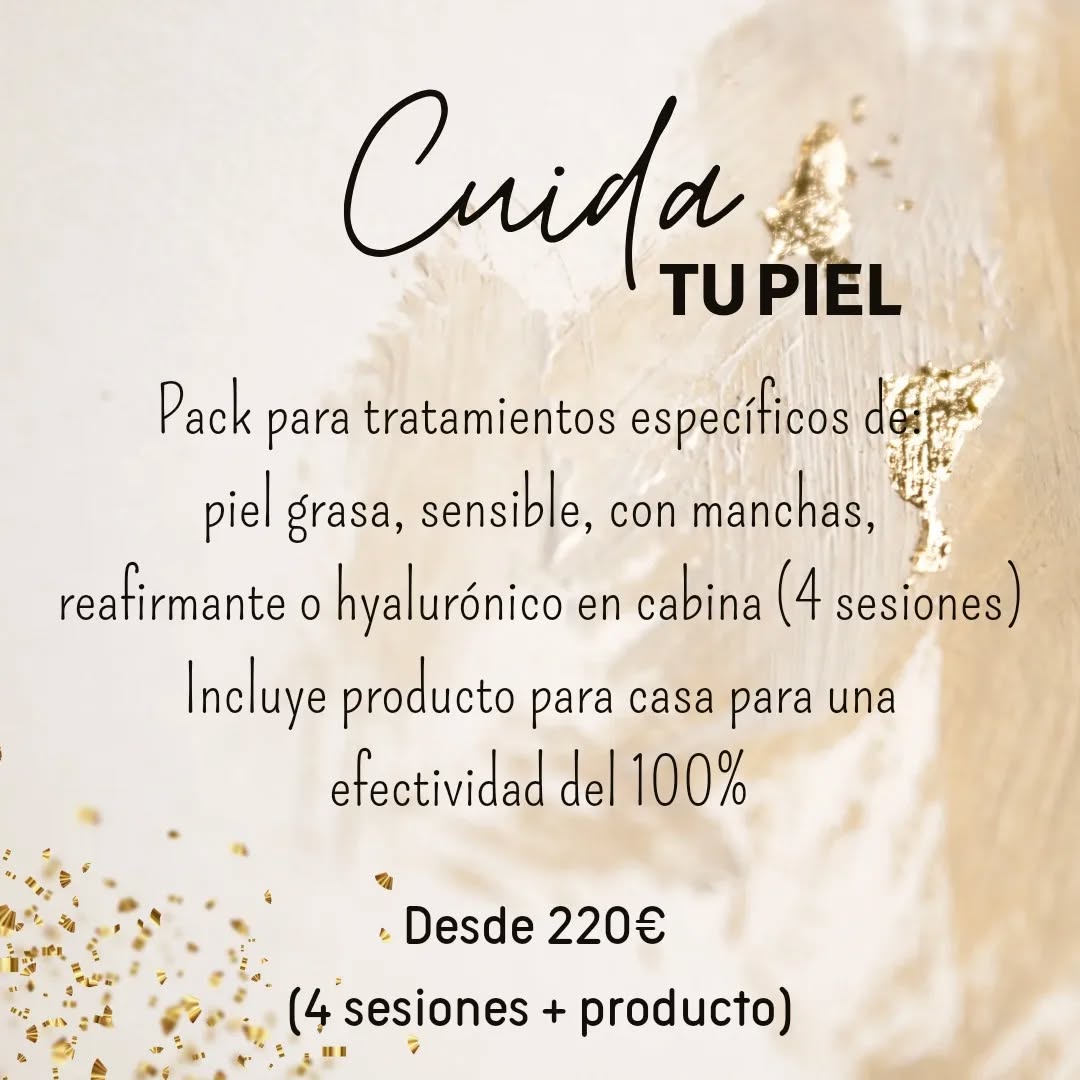 Ahora que todo vuelve a la rutina nuestra piel necesita mimos y que cuidemos de ello, para ello os traemos un pack especial "Cuida tu piel" que consta de 4 sesiones en cabina más tratamiento para seguir en casa y conseguir una efectividad del 100%.
Podrás escoger según tu tipo de piel para que el tratamiento sea lo más específico posible y poder aprovecharlo al máximo.
¿Tienes dudas? Llámanos y te las resolvemos
*Pack disponible hasta agotar existencias de producto para casa
•
•
•
#alella #alellaestetica #hyaluronico #pielgrasa #pielsensible #neurosense #oxygen #retinol #arude #montibello #skeyndor #tratamientofacial #limpiezafacial