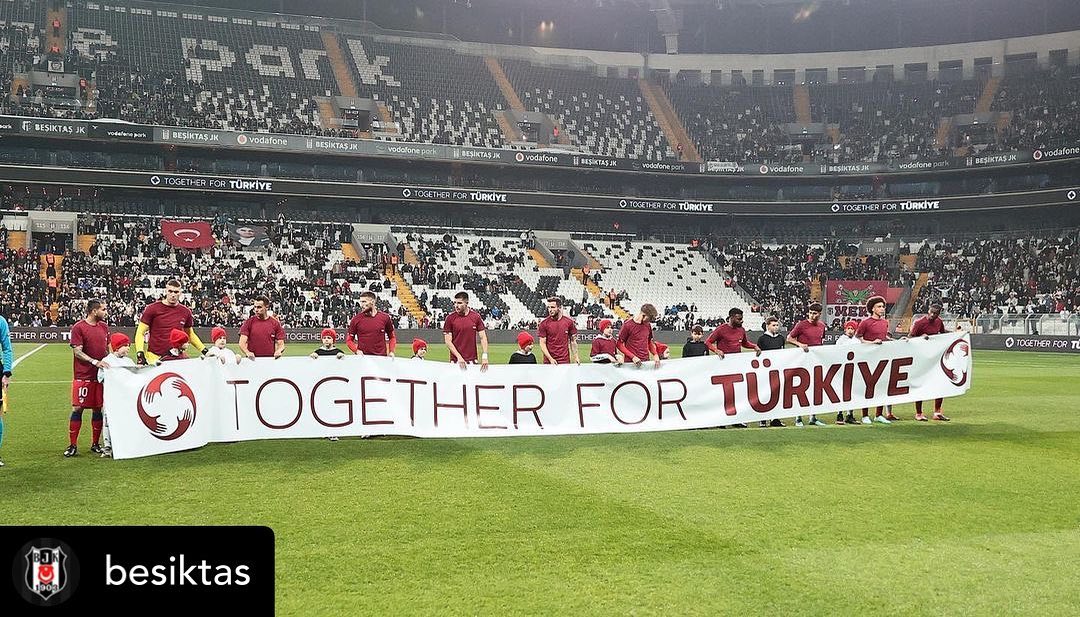 Repost • @besiktas Queremos dar las gracias al @atleticodemadrid por todo. 👏🏻🙏🏻
• #BeşiktaşAtleti • #TogetherForTürkiye •