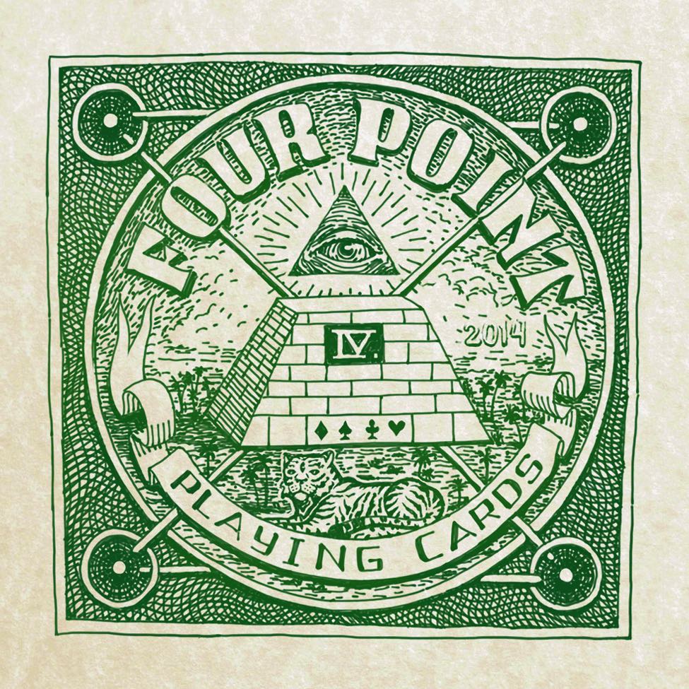 New stickers! Just a little hand-drawn pyramid seal. These bad-boys are 3"x3" and come standard with every order of playing cards - visit fourpointplayingcards.com⠀
⠀
#playingcards #poker #fourpoint #iv. #sticker #cards #pyramid #eye #3eyedtiger #fourpointstudio #illustration #draw #design #art #ink #money #currency #mint