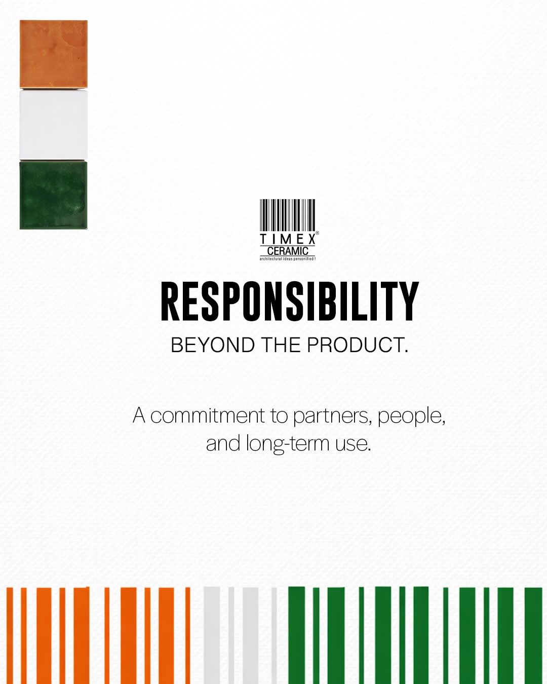 Built on principles, not trends.
This Republic Day, we reflect on the values that guide how we design, collaborate, and build. Equality, integrity, freedom, responsibility, and continuity shape the way we work at Timex Ceramic.
These principles form the foundation of everything we create.
Happy Republic Day 🇮🇳
#RepublicDay #BuiltOnPrinciples #TimexCeramic #DesignWithPurpose #ArchitecturalSurfaces