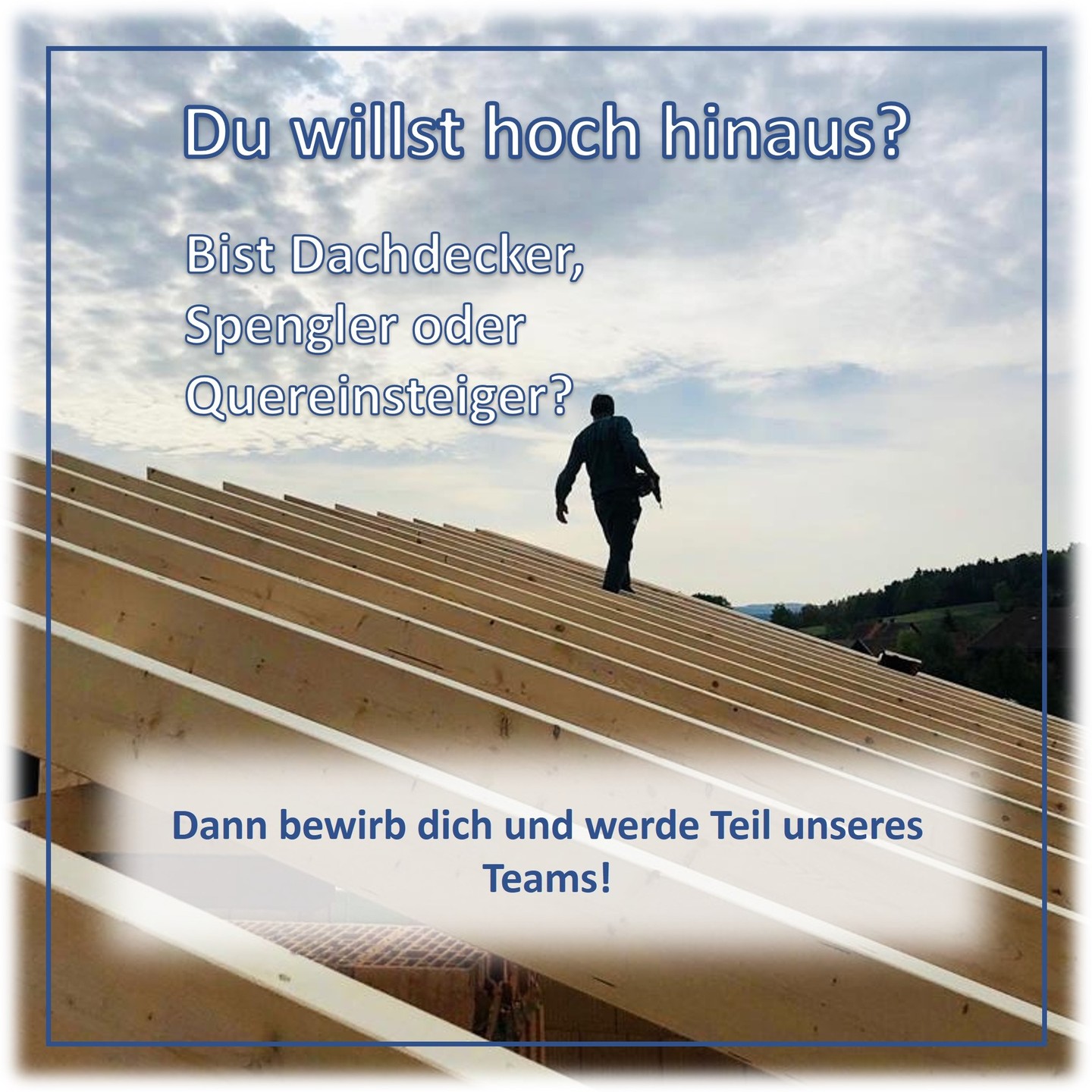 Wir suchen Verstärkung für unser Team!
Wenn du kein Stubenhocker bist und Spaß daran hast, etwas mit deinen Händen zu schaffen, dann bist du bei uns richtig!
Das gilt nicht nur für Jungs, auch Ladies die mit anpacken wollen, sind uns herzlich willkommen!
Brauchst du noch mehr Infos, dann ruf an:
0175/6823790
oder bewirb dich gleich unter:
info@spenglerei-hecht.eu
#handwerker #handwerkerin #gesucht #spenglerei_hecht #profi #spengler #spenglerin #dachdecker #dachdeckerin #nixpfuschambau #bedachung #jobs #jobsuche #teamwork #team #hochhinaus #bedachung #handwerkerausleidenschaft #cham #nittenau #wenzenbach #bernhardswald #falkenstein #walderbach #oberpfalz #spenglerei