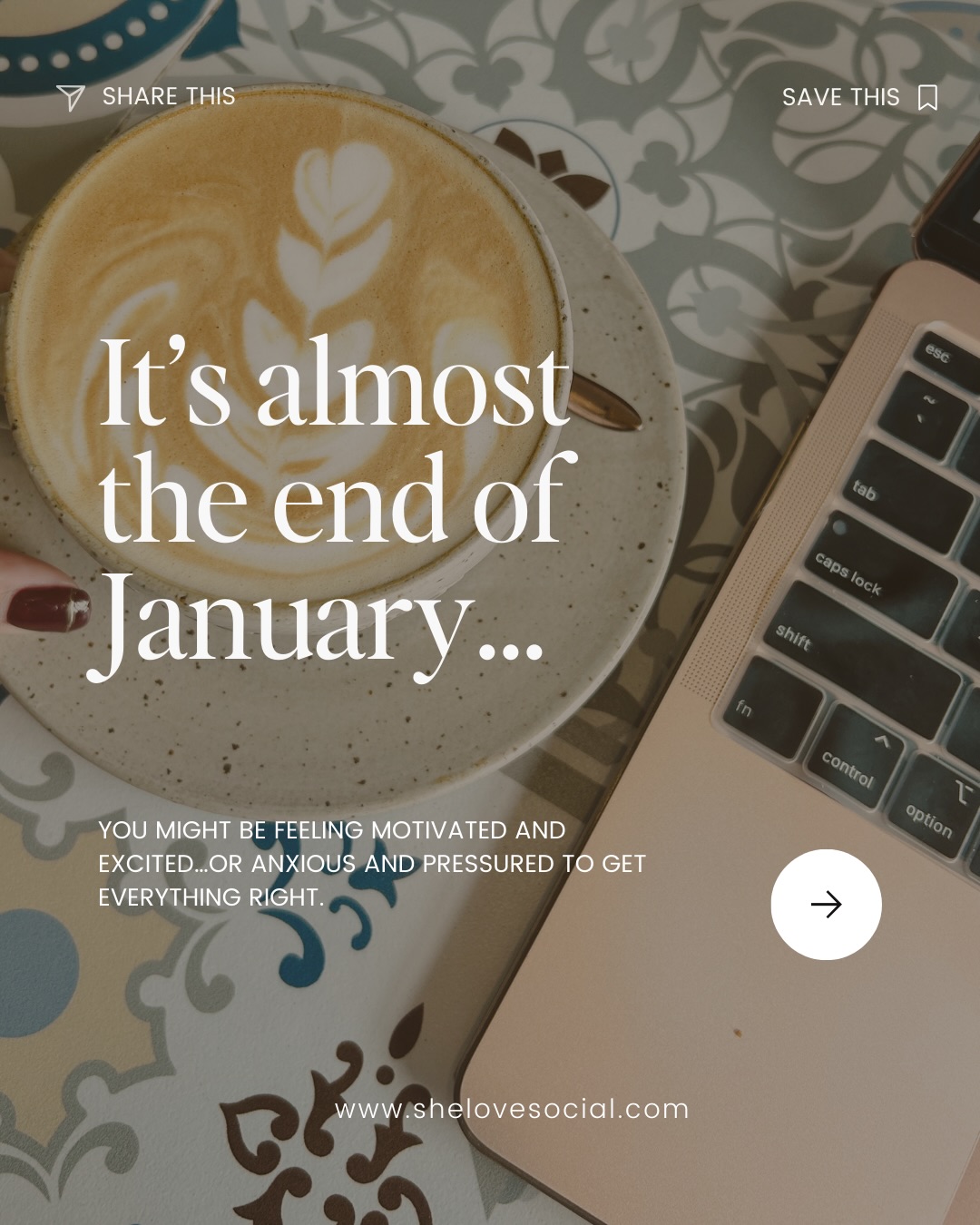 It’s almost the end of January, and I just need to say this:
However you’re feeling right now? It’s valid.
Maybe you hit the ground running and you’re crushing it. Amazing.
Or maybe you’re still easing back in, figuring out your rhythm, wondering why everyone else seems to have it together already. That’s okay too.
There’s no “right” way to start the year. There’s no perfect timeline. No productivity quota you have to meet by the end of January to prove you’re serious about your business.
You’re allowed to move at your own pace.
You’re allowed to rest when you need it.
You’re allowed to adjust your goals as you go.
Small steps still count. Quiet progress is still progress. And honestly? Taking care of yourself while building your business isn’t slowing down — it’s setting yourself up to actually sustain this long-term.
So if you needed permission to stop comparing yourself to the highlight reel or to give yourself a little more grace — here it is. 💛
One day at a time, friend. You’re doing better than you think.