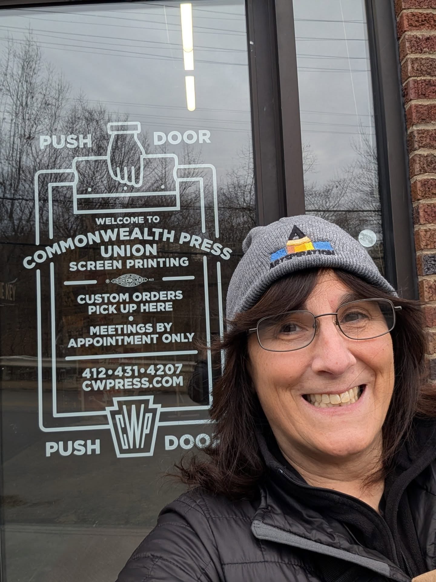 Picked the perfect time to order custom knit hats from @cwpress for my board members! Bring on the cold and snow!