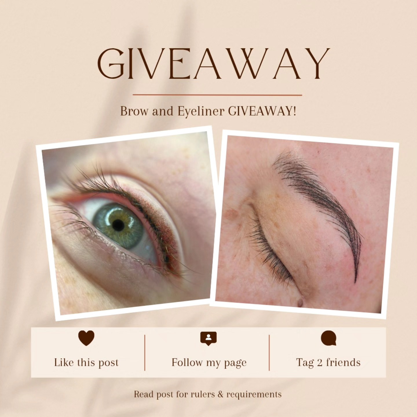 ✨ DOUBLE THE SPARKLE GIVEAWAY! ✨
I'm giving TWO lucky winners the chance to enhance their natural beauty with their choice of one brow procedure AND a stunning Top Eyeliner treatment!
Imagine waking up every day with perfectly shaped brows and effortlessly defined eyes! 😍
Here's what TWO lucky winners will receive:
* 🏆 Winner 1: Your choice of ANY amazing brow procedures (Nano Strokes, Combination Brows or Powder Ombrè Brows)
* 🏆 Winner 2: Your choice of ANY amazing Top Eyeliner (Lash Enhancement, Shaded Top or Traditional Top Eyeliner)
Ready to win this incredible duo? Here's how to enter:
* ➡️ Follow our IG page
* ❤️ Like this!
* 👯♀️ Tag two friends who deserve some pampering!
* 🗓️ Must be available on May 14th for the procedure.
* 🎥 Agree to be videoed and photographed during the appointment.
Important Requirements:
* Must be 18 years of age or older.
* Must not be pregnant or breastfeeding.
* Must have no previous permanent makeup on the brow or eyelid area.
Bonus Entry: Share this post to your STORY and tag me for an extra chance to win! ✨
This giveaway closes on May 4th and the lucky winners will be announced on May 5th!
Good luck! I can't wait to pamper you! 🥰
#Giveaway #PermanentMakeup #Brows #Eyeliner #LashEnhancement #ShadedEyeliner #WakeupBeautiful #microbladingcharleston #Beauty #Contest #SouthCarolina #Charleston #Mtpleasant #Summervillesc #Ladson #JamesIsland #JohnsIsland #Kiawah #Myrtlebeach