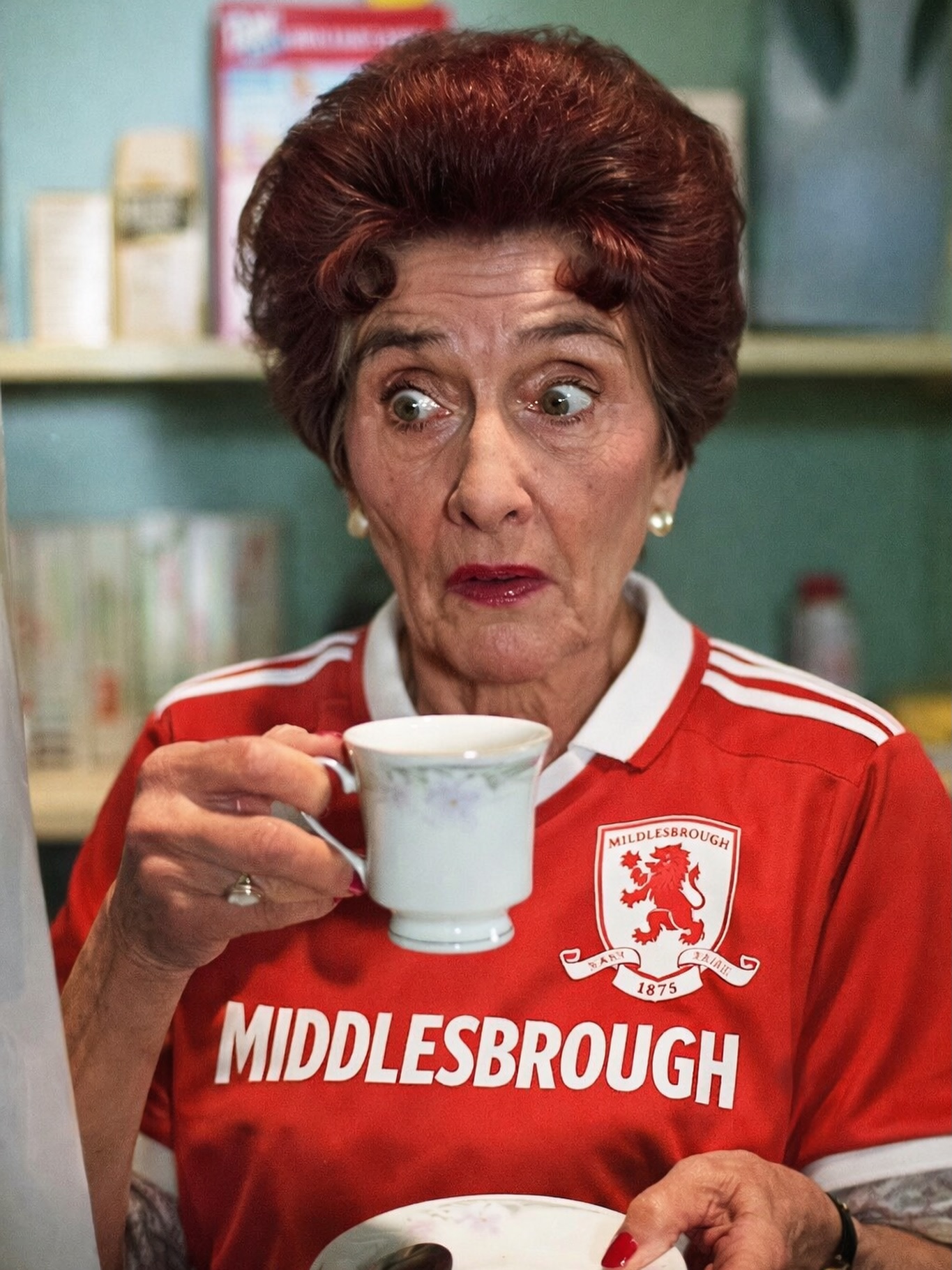 Right own up …. Which barber is giving all these Boro players the Dot Cotton hair do?
Hackney, Gilbert, Morris, Castledine, Nypan … all have it!
#boro #MiddlesbroughFC #hair #barber #dotcotton