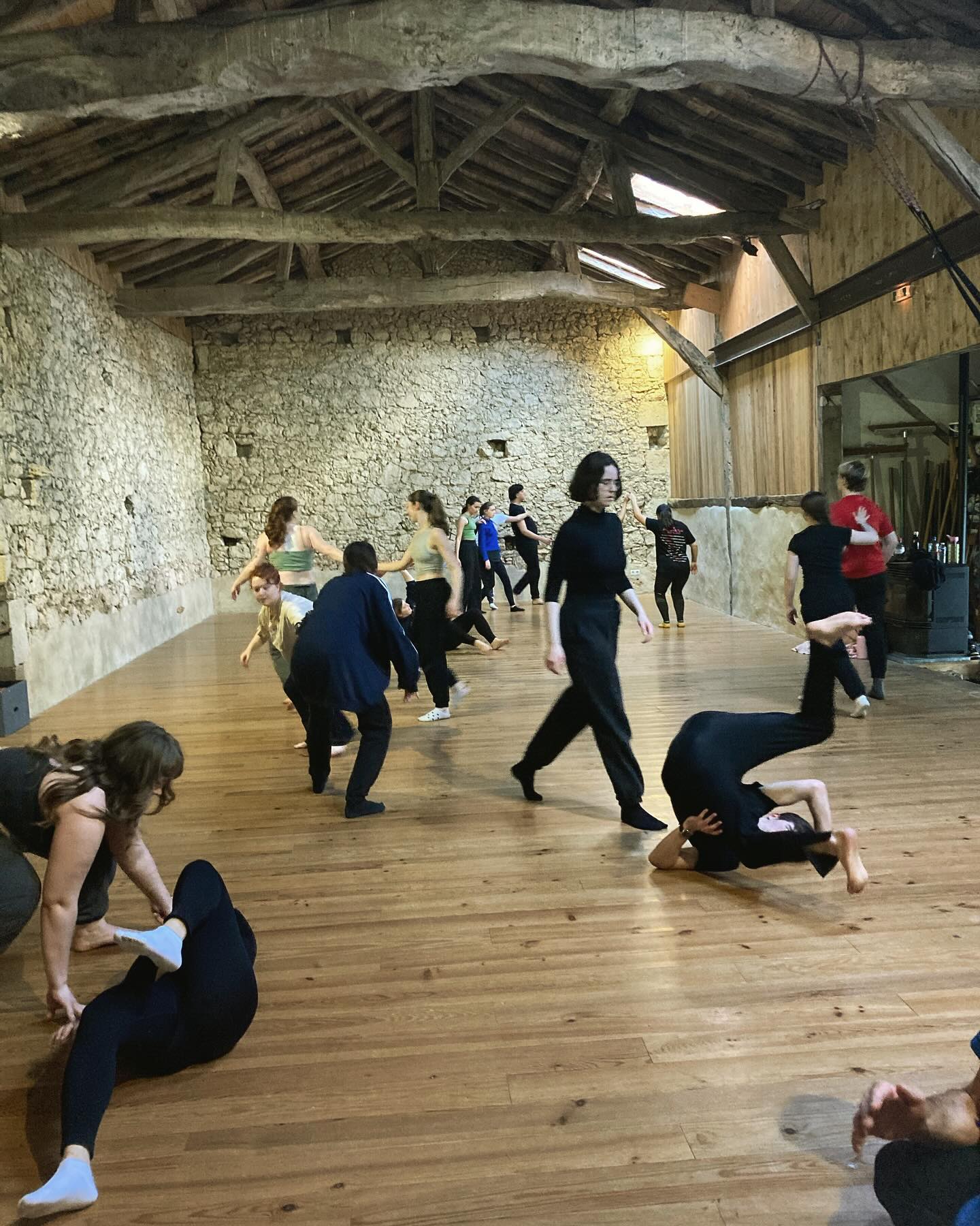 Day 3 with London Southbank University students. #theatretraining