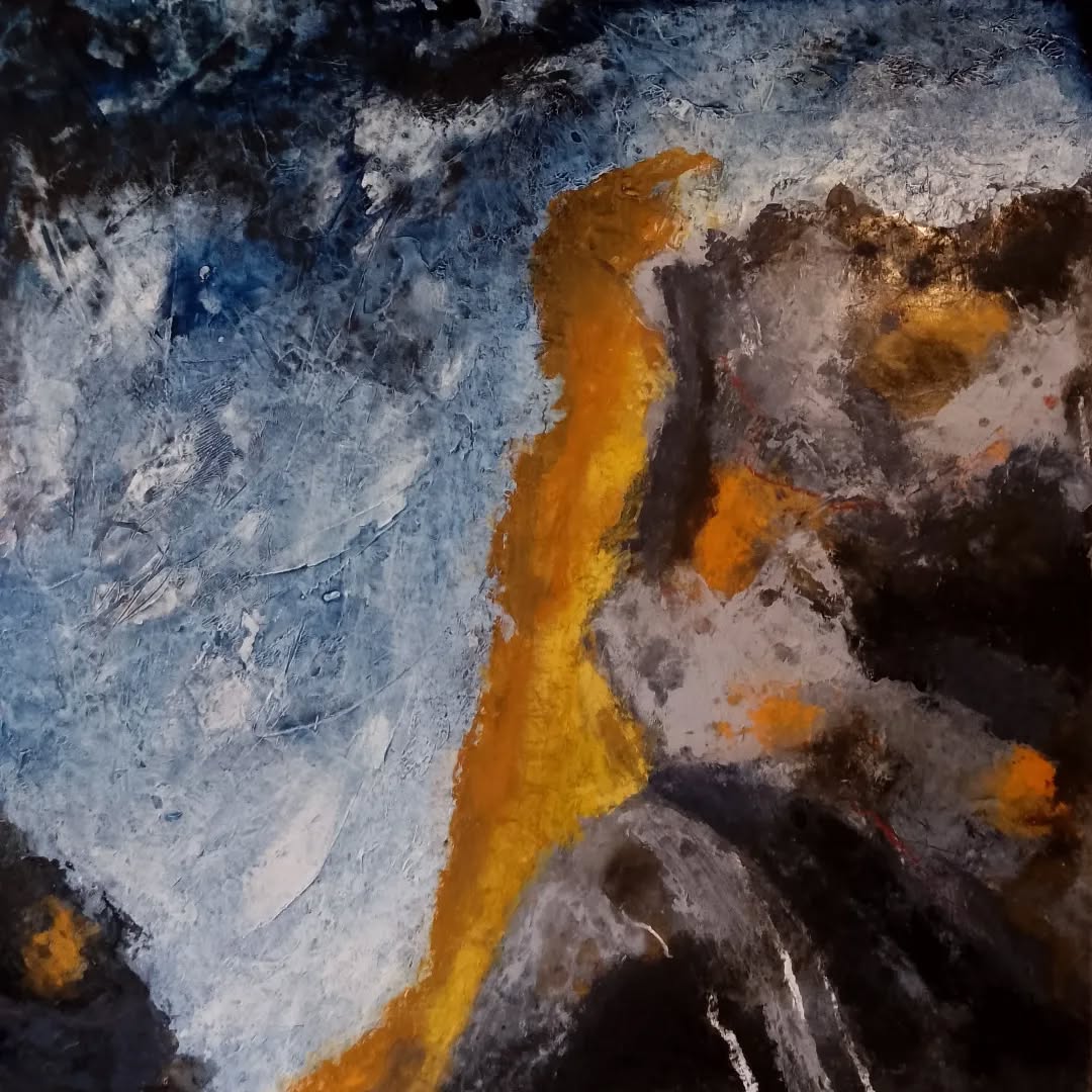 Working in large (for me) 1m x 1m as part of a new series... The process has been challenging but really enjoyed...it's not quite there yet and more to exploration to come
#leapoffaith #seaworkstgeland #softlandsoftheart #acrylicpainting #acrylic #acrylicart #abstractart #abstractlandscape #welshartists #wales #crymru
