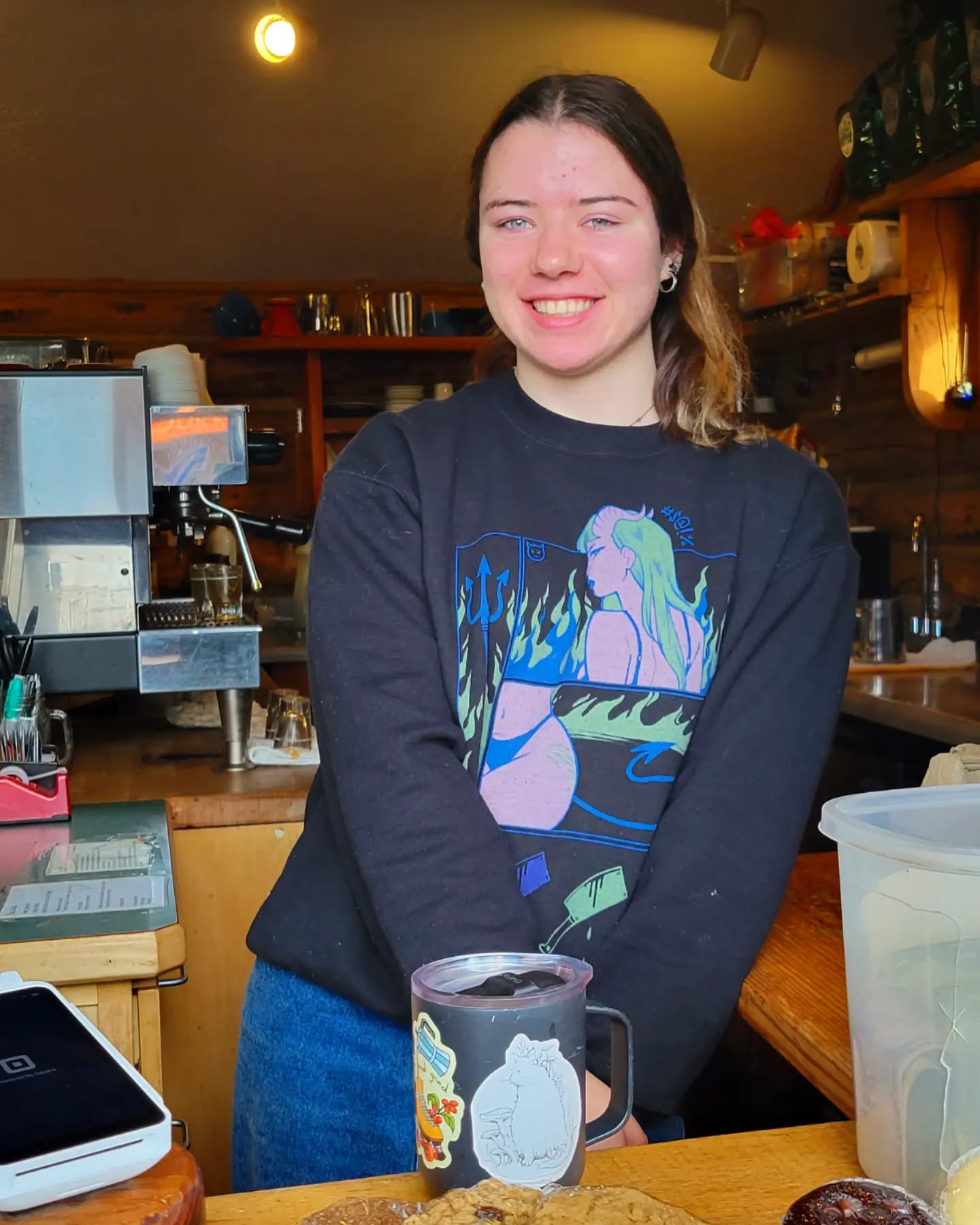 Last chance to get a delicious drink from Bryce! Come by, say hi and wish her a positive and productive school year!