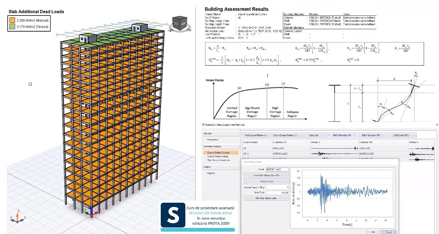 👷 Curs de proiectare avansata structuri din beton armat in zone seismice (voucher inclus)