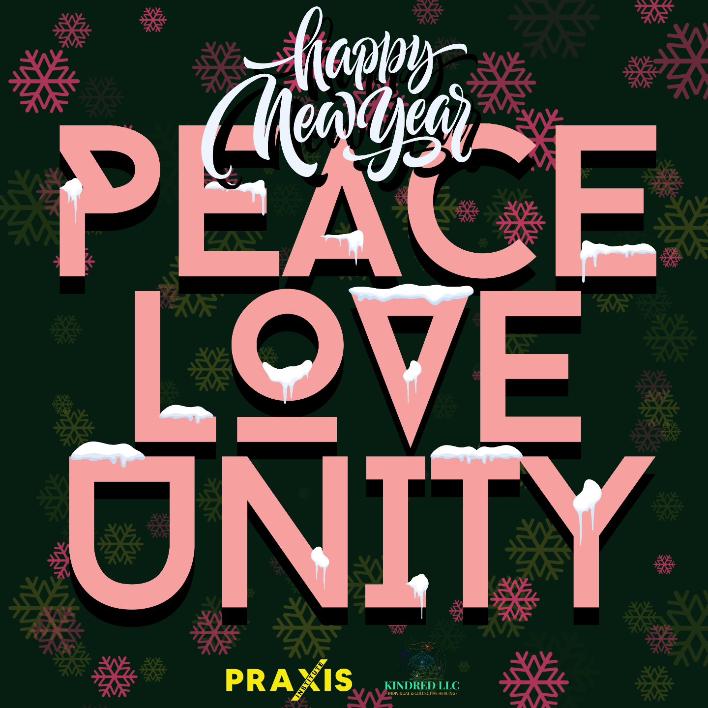 #happynewyear from the
@praxisinstchicago @kindred_llc
#family #wishing #peace #love #unity
-
We hope you take time to rest, reflect and recharge!!
#resolution #lcollaboration in 2025!
#felizaño #besafe