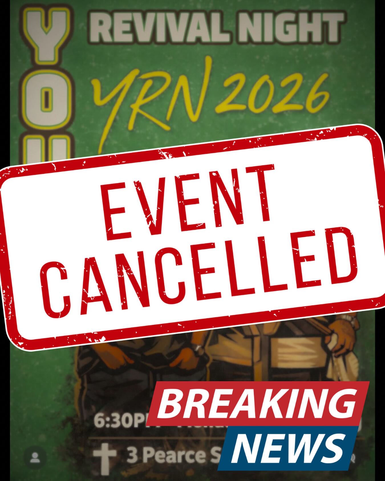 📣ANNOUNCEMENT‼️📣
Attention All,
Our Youth Revival Night next Monday has been cancelled (this is not a drill). Please spread the word so no one shows up there without knowing.
The Youth Revival Team of 2026 has requested more time to get things in place as we work through restructuring and organising our events. We pray that you will wait aggressively in prayer and word and not lose hope during a period of waiting. We understand many of you are eager for the first YRN of 2026, but we ask that you trust and pray that this is being done for a reason! Apologies for the build ups 🙏🏽
“but they who wait for the Lord shall renew their strength; they shall mount up with wings like eagles; they shall run and not be weary; they shall walk and not faint.”
Isaiah 40:31 ESV