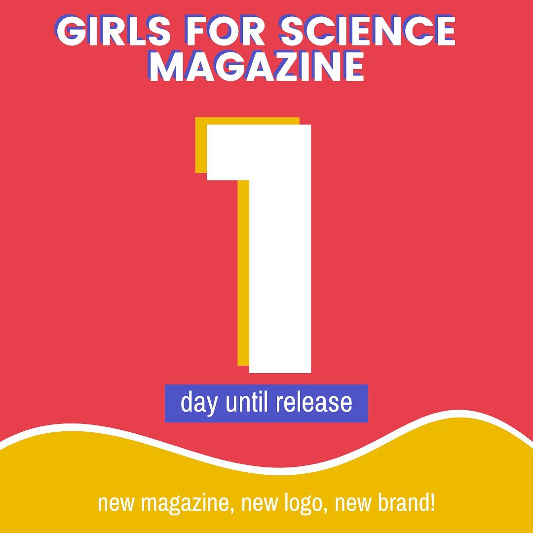 New changes are ahead! One more day until we release our new magazine, logo, and branding! Be on the lookout for these exciting updates! 👀
#girlsforscience #stem #science #technology #engineering #math #feminist #steminist #magazine #studentorg #nonprofit
