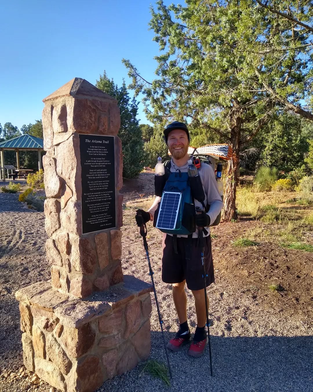 Arizona Trail Unsupported here we go!!!
Bit of a hiccup this morning - realized as I was packing up my things that my trekking poles were nowhere to be found (concluded I had left them in the vehicle that dropped me off at the trailhead). Once the others at the trailhead campground began waking up I started asking if anyone had a pair they would be willing to sell me. Sure enough, after finding some reception for a PayPal payment, I found myself with a nearly new pair of carbon fiber poles and infinite gratitude to the couple who would share their other pair for their remaining hikes. The trail provides!!
#fkt #arizonatrail #thruhike