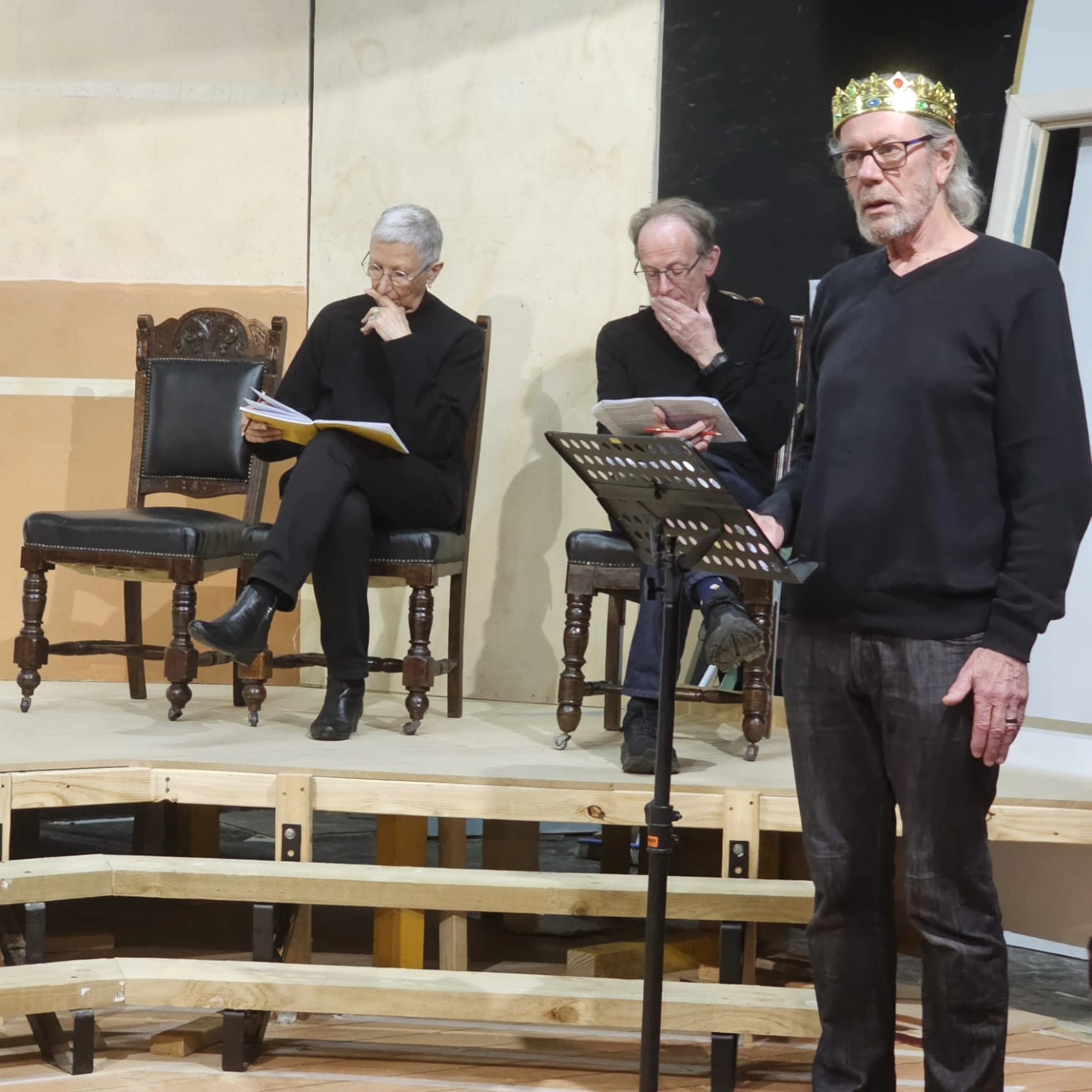 Tickets for our next show, The Hollow Crown, are on sale NOW!
Book via link in bio
Pictured here are cast members Juliet Hayday, Brian Christopher, and Geoff Arnold at our open rehearsal on Sunday. Thanks to all who joined us, wonderful discussions were had about this quirky show and the intriguing history of the English crown!
The Hollow Crown traces the history of the British monarchy from William the Conqueror to Queen Victoria. Author John Barton has lovingly stitched together excerpts from plays, songs, speeches, letters, and general gossip down through the years to tell the succession story in a light-hearted, whimsical, and vastly entertaining romp.
Despite tickets only being released to the general public today, our Sunday 14 September show is already SOLD OUT!
A timely reminder to get on our subscriber list for early access to tickets.
While subscriptions for 2025 are closed, 2026 subscription registration will open in November. If you're not currently a subscriber or on our subscriber mailing list, contact subscribe@wlt.org.au to receive registration information in November.
👑 The Hollow Crown by John Barton
🎭 Directed by Peter Newling
📅 3 September to 20 September 2025
📍 Williamstown Little Theatre
🎟 Book via link in bio
📸 Roger Forsey