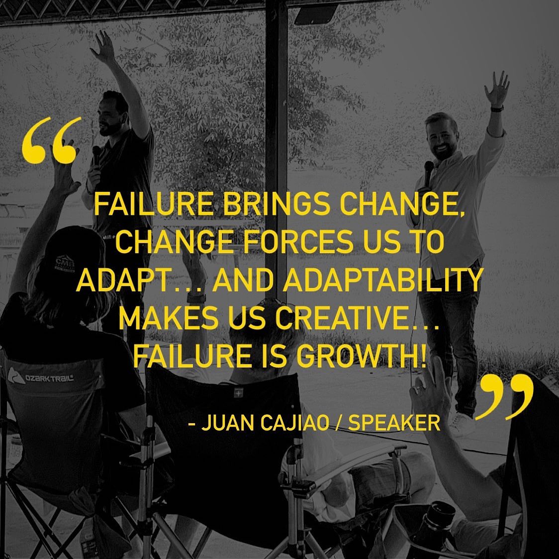 Such a cool Interactive Keynote for @theoriginalcmb and what a location! ☀️🌊🌳
We started with “The Power of Failure” Keynote and then did an Improv for Team-Building activity to help the team connect, collaborate, communicate and laugh 🔥
.
If you want to bring this experience to your company contact us 😁🙌
.
#workshop #keynote #speech #motivation #inspiration #teambuilding #comedy #improv