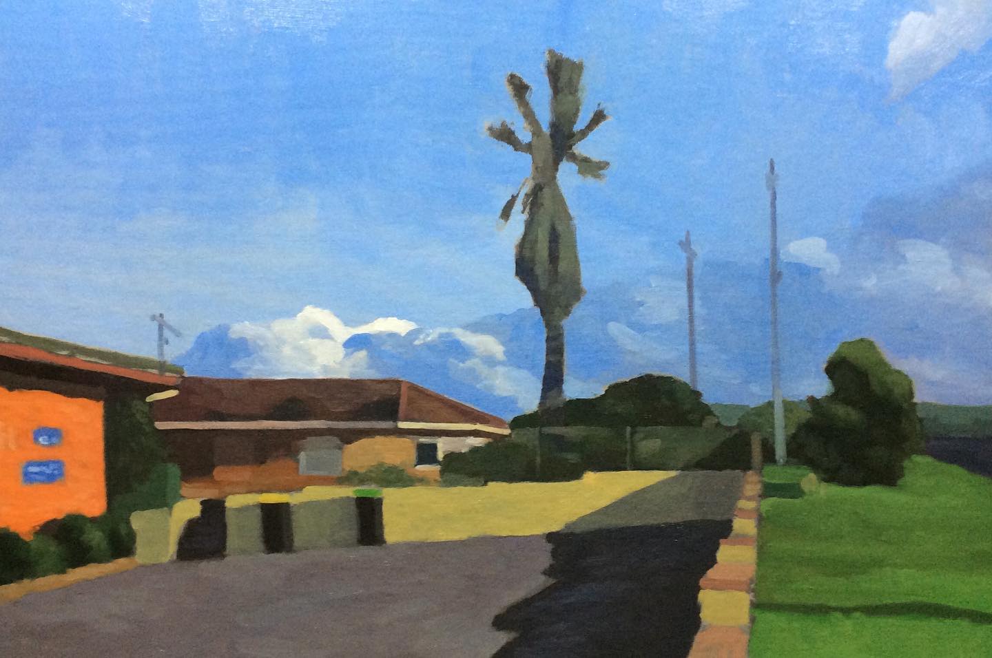 2 bins in a car park