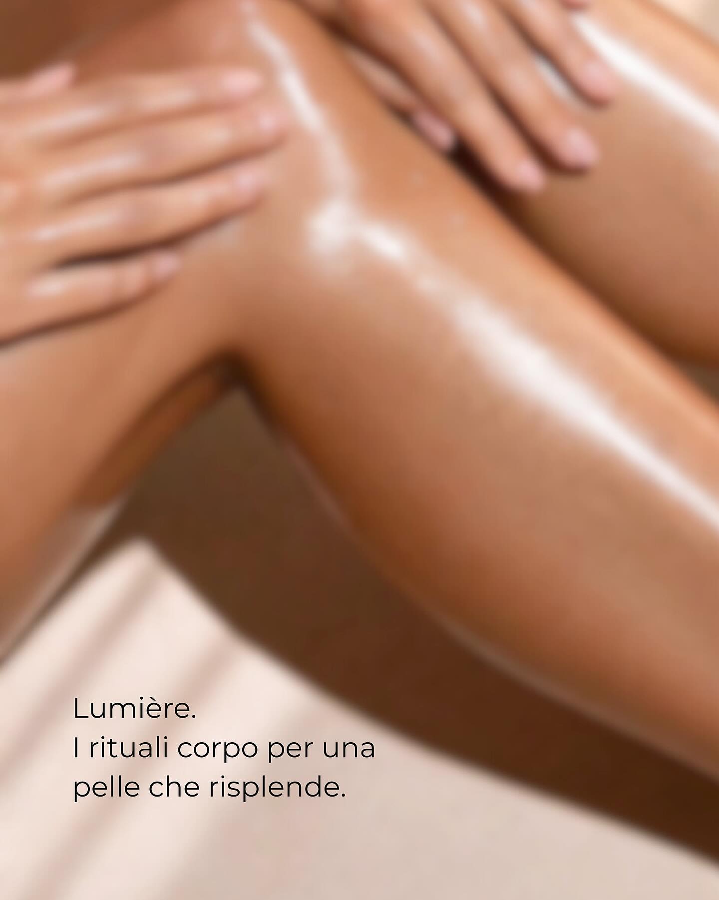 ✨Non parliamo solo di cura della pelle. ✨
Parliamo di rituali corpo che fanno la differenza.
Con Lumière, la pelle non si tratta: si trasforma.
