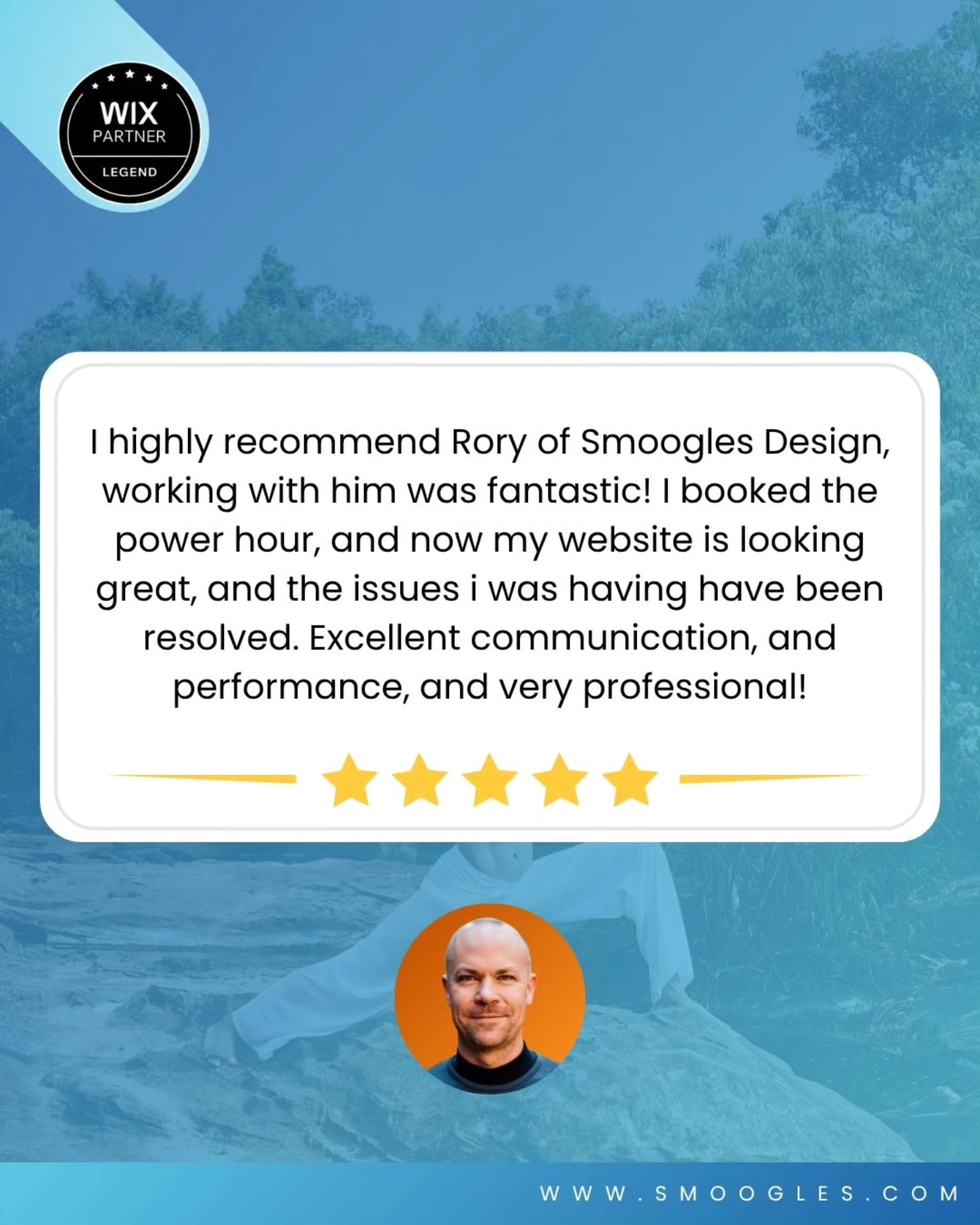 Siama was loosing time trying to launch her own website.
She booked a Power Hour session and we ticked off her snagging list fast.
"I highly recommend Rory of Smoogles Design, working with him was fantastic! I booked the power hour, and now my website is looking great, and the issues i was having have been resolved. Excellent communication, and performance, and very professional!"
Book a Power Hour today!
It's more live than live TV!
