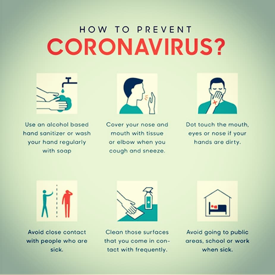 Corona virus - preventative measures..listen learn and stay safe.