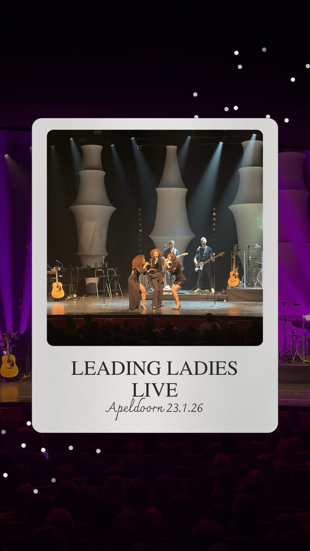 Gisteravond in Apeldoorn @leading_ladies_live . Wat een betoverende, magische show. Ik ben nog steeds aan het nagenieten, dus het verdient een eigen post✨ wat was het waanzinnig