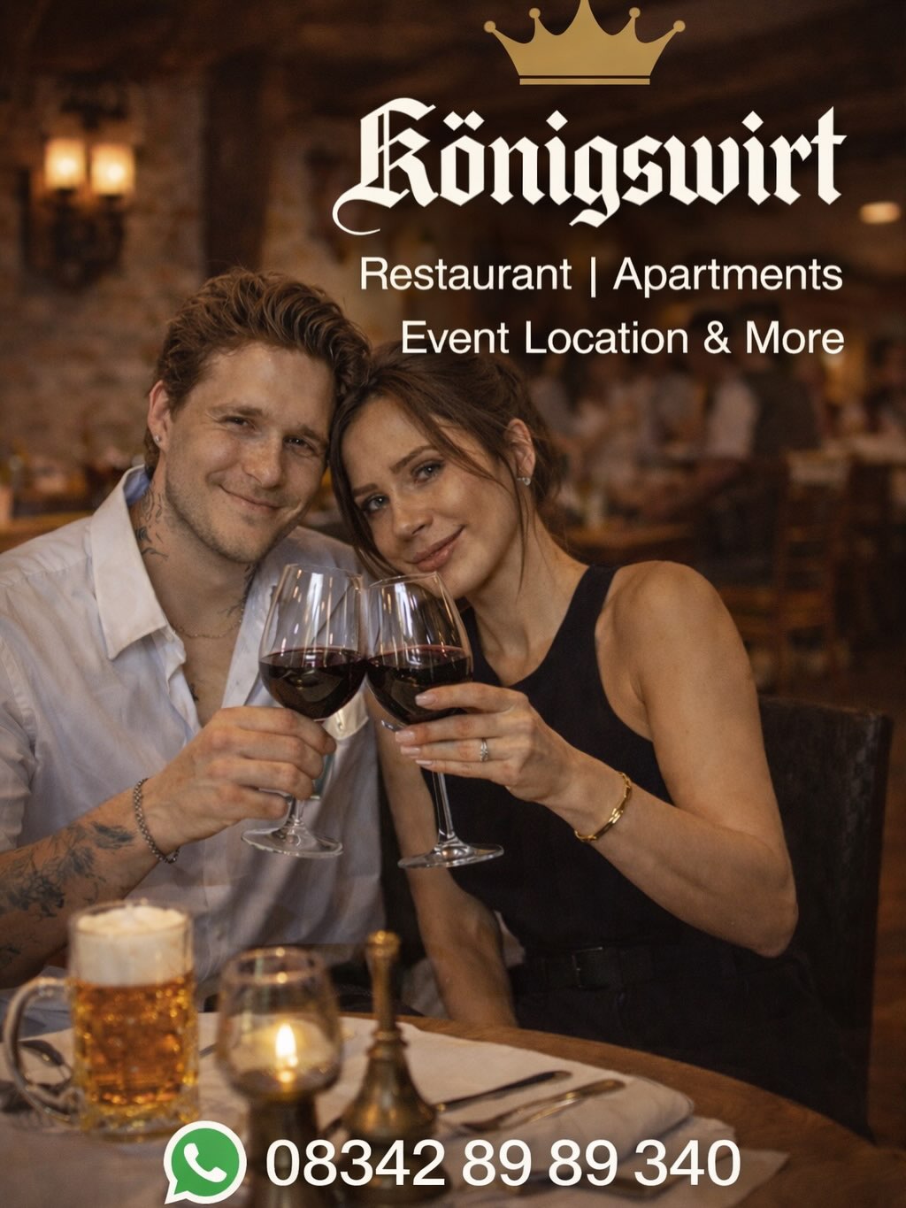 Book now for Mothers Day! We’ll do the cooking she’ll do the dancing 💃 www.koenigswirt.de
#beckhamfamily #königswirt