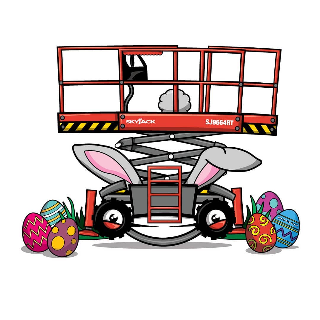 Hoppy Easter đ° #illustration #vectorart #skyjack
