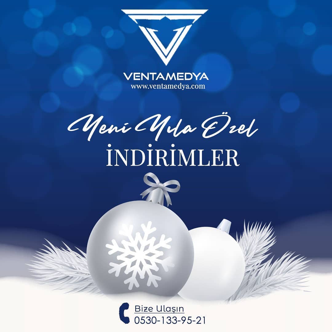 Yeni Yıla Özel İNDIRIMLER!
Bizi Takipte Kalın 🎅
#ventamedya #webdesign #websitesi #webtasarım #webtasarım #sosyalmedyayönetimi #sosyalmedyauzmanı