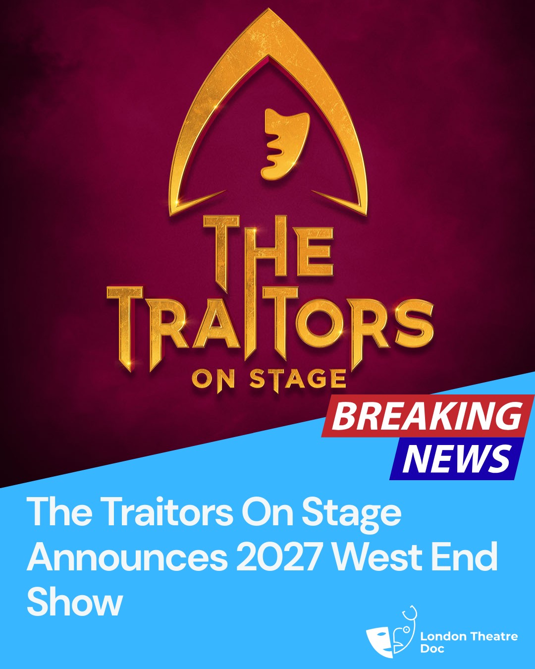 The Traitors is coming to the London stage in 2027 — big theatrical vibes incoming. Get the full scoop and mark your calendars. Link in Bio #LondonTheatre #TheTraitors #TheatreCommunity #WestEnd @breadandbutterpr