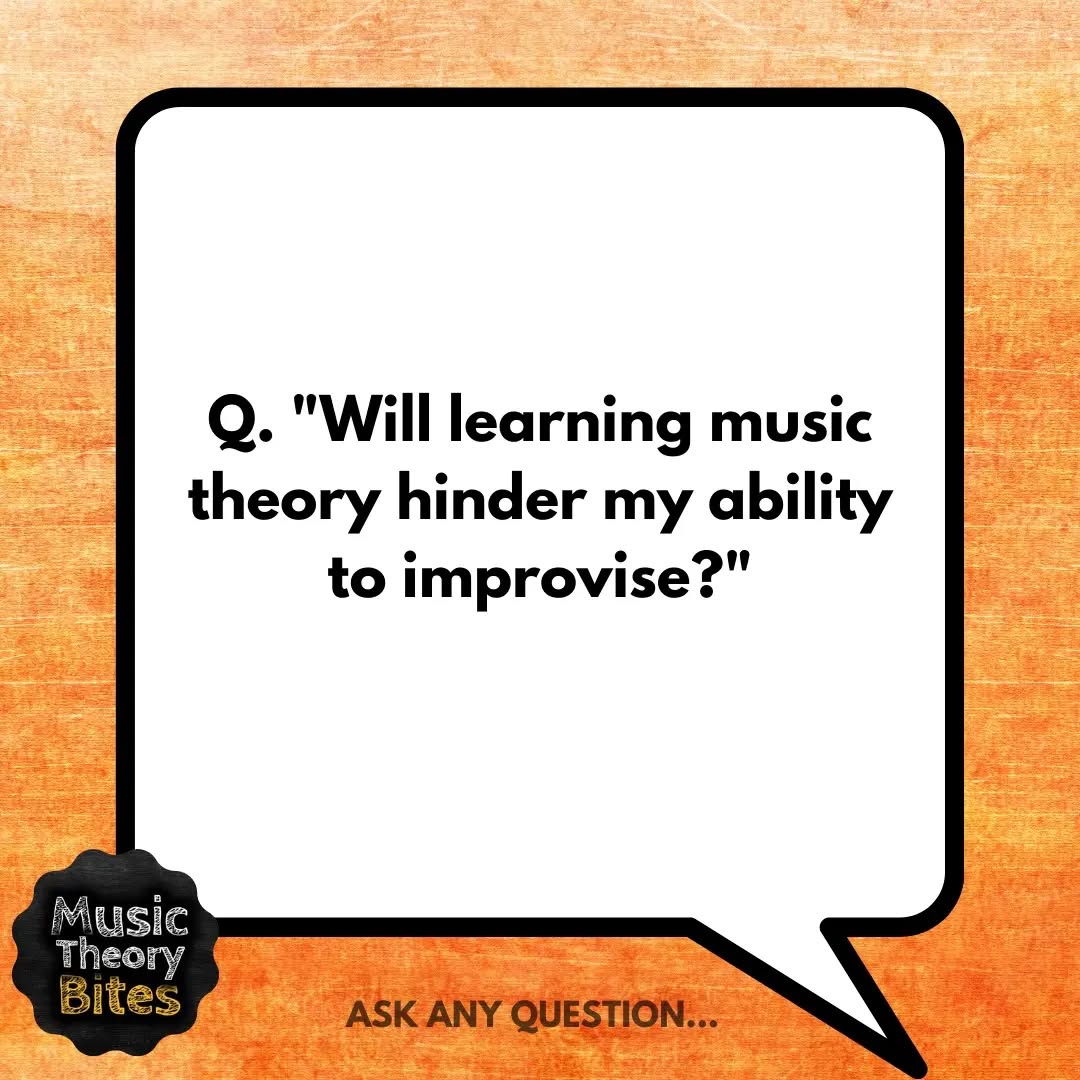 Today on #FAQFriday, we're sharing this interesting question that was brought to us..
Will learning music theory hinder my ability to #improvise?
Our answer is that understanding the basics of #musictheory, especially chord progressions and scale degrees, might actually make playing with other musicians and improvising that much easier.
What do you think?
#letthelearningbegin #musictheorybites