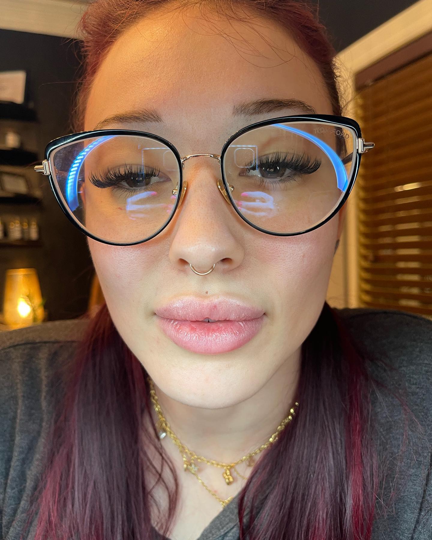 LASHES and GLASSES 👓 #sopretty .
#lashlove #lashtech #lashartist #lovemyjob #scottsdaleaz #newclient #hybridlashes #lashboss #socool #volumelashes #masterlashartist #beautiful #lash