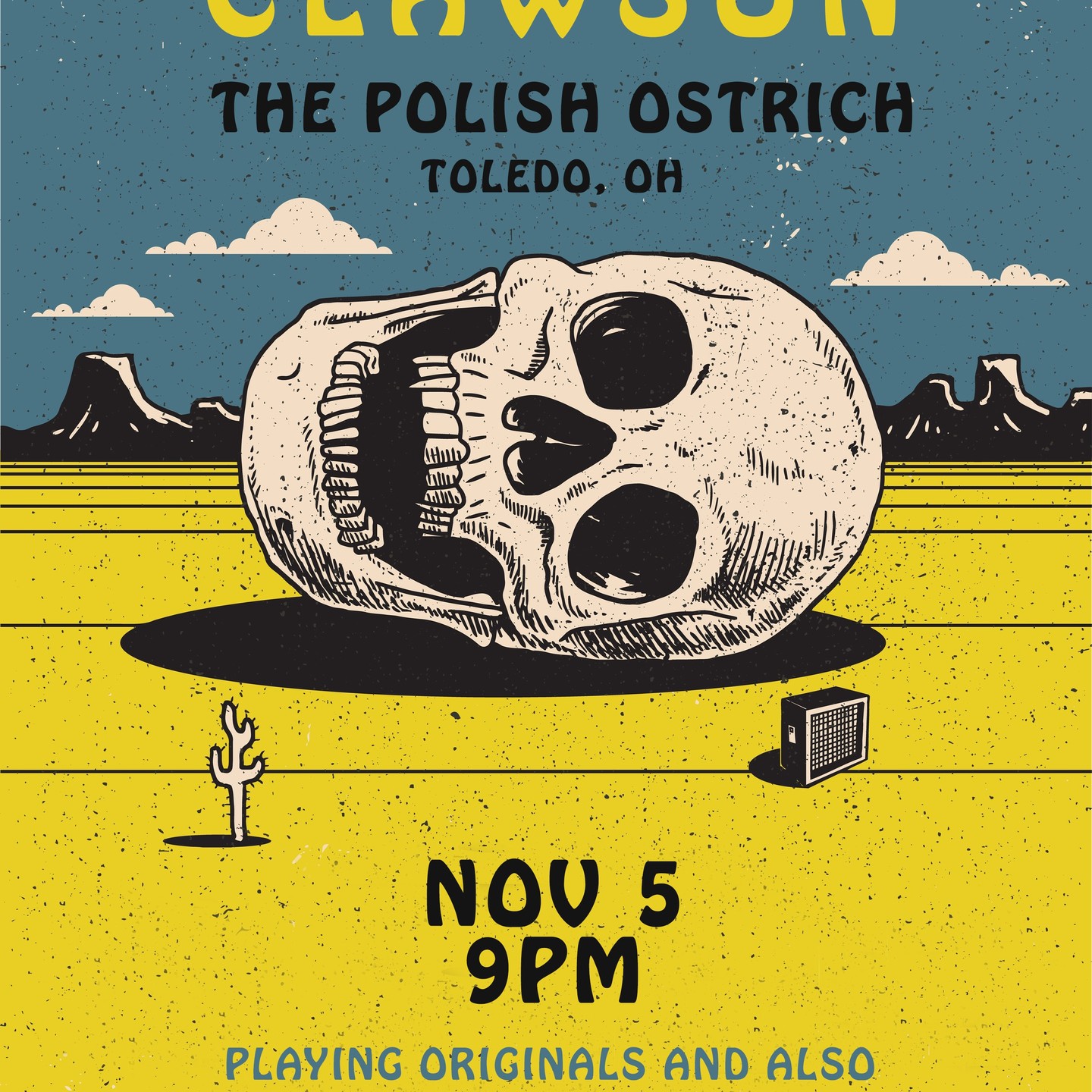Don't forget we play Mash in A2 this weekend 10/14 @ 10pm! Also Toledo on 11-5!