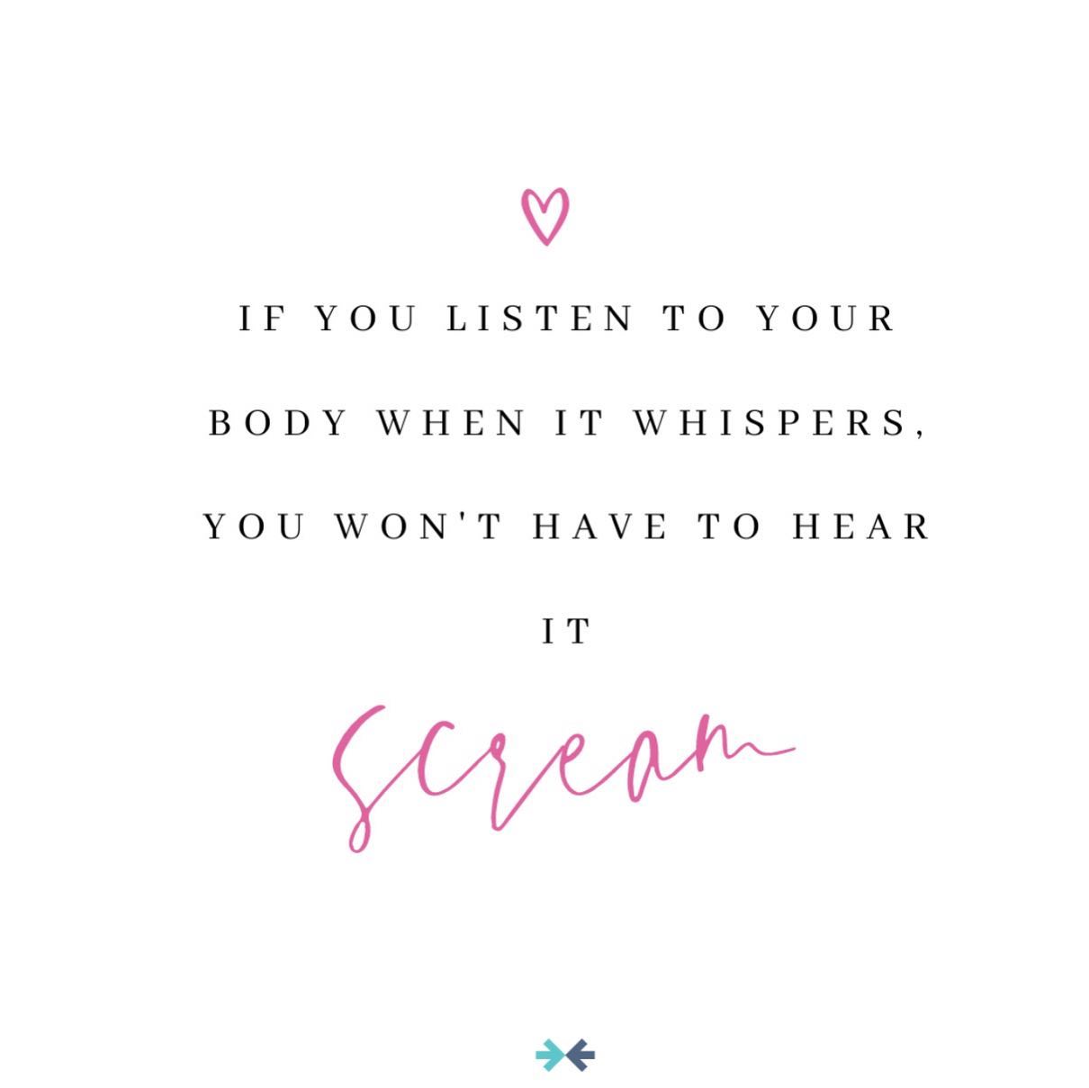 Our bodies are always communicating with us, sometimes itโs in the form of pain ๐คฏ What is your body whispering this morning? ๐๐ปโโ๏ธ๐๐ฝโโ๏ธ๐Give it the love and self care it needs and deserves ๐โค๏ธIt will thank you ๐ฅฐ.
.
.
.
#selfcaresaturdays #loveyourbody #reikihealing #reikimaster #charlestonreiki #chsreiki #lightworker #lightworkersofinstagram #chakrahealing #vibrationalhealing #attitudeofgratitude #energyiseverything #energyhealing #happyandhealthy #greatestgifts #reikiislove